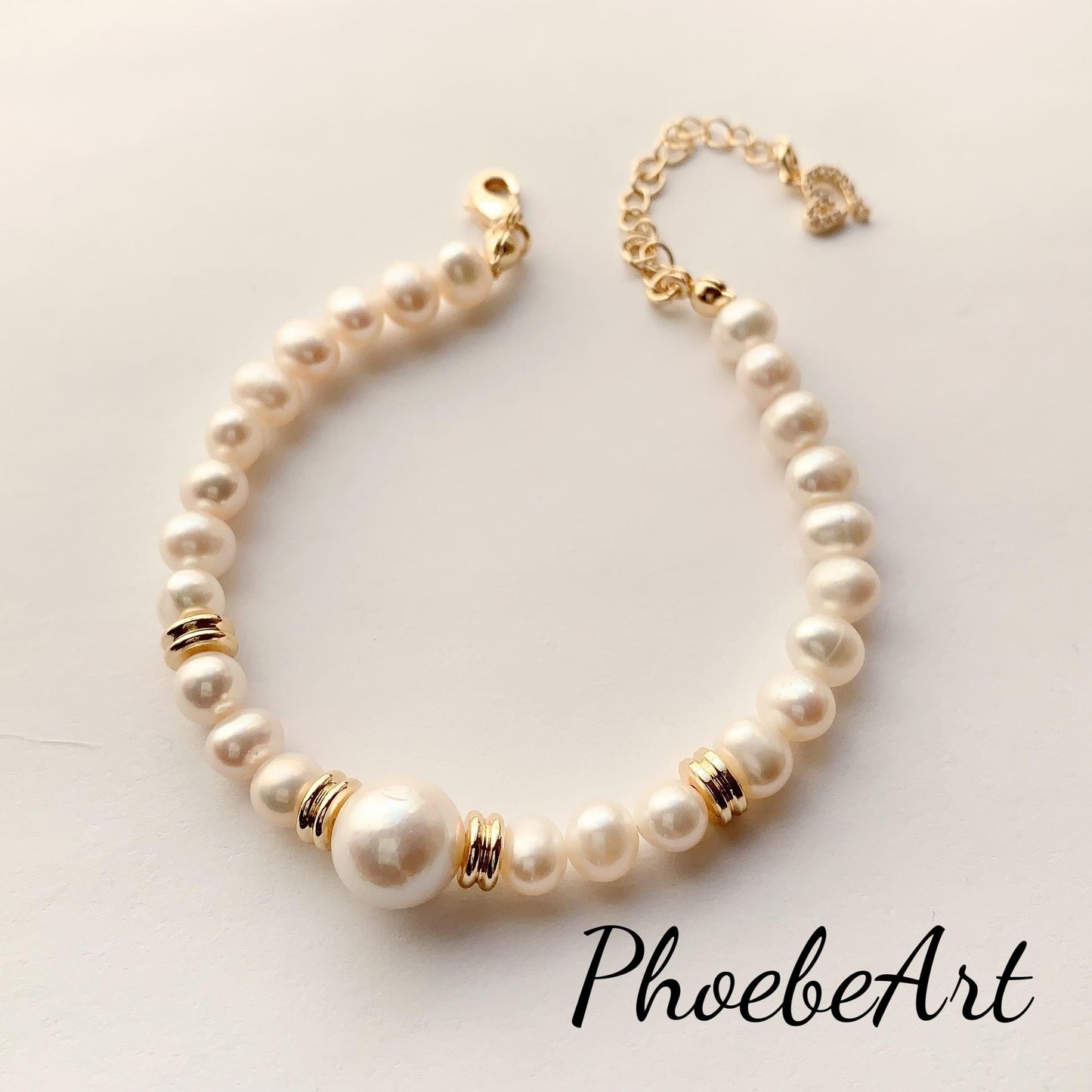 10mm+ High quality Natural Freshwater White Pearl Necklace Earrings Bracelet Bright Luster Gloss 18k Gold Filled