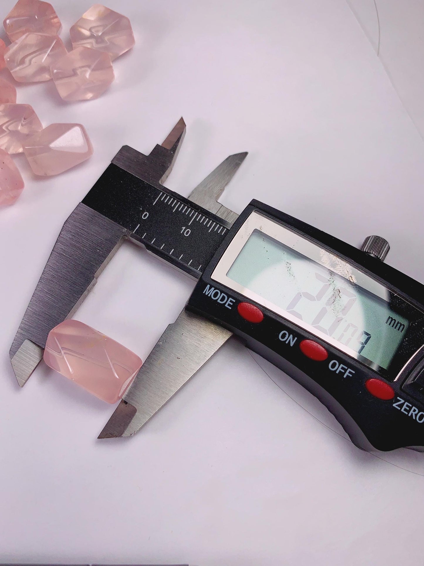 Peach Pink Rose Quartz Beads: Madagascar Gemstone, Free-Form Cut