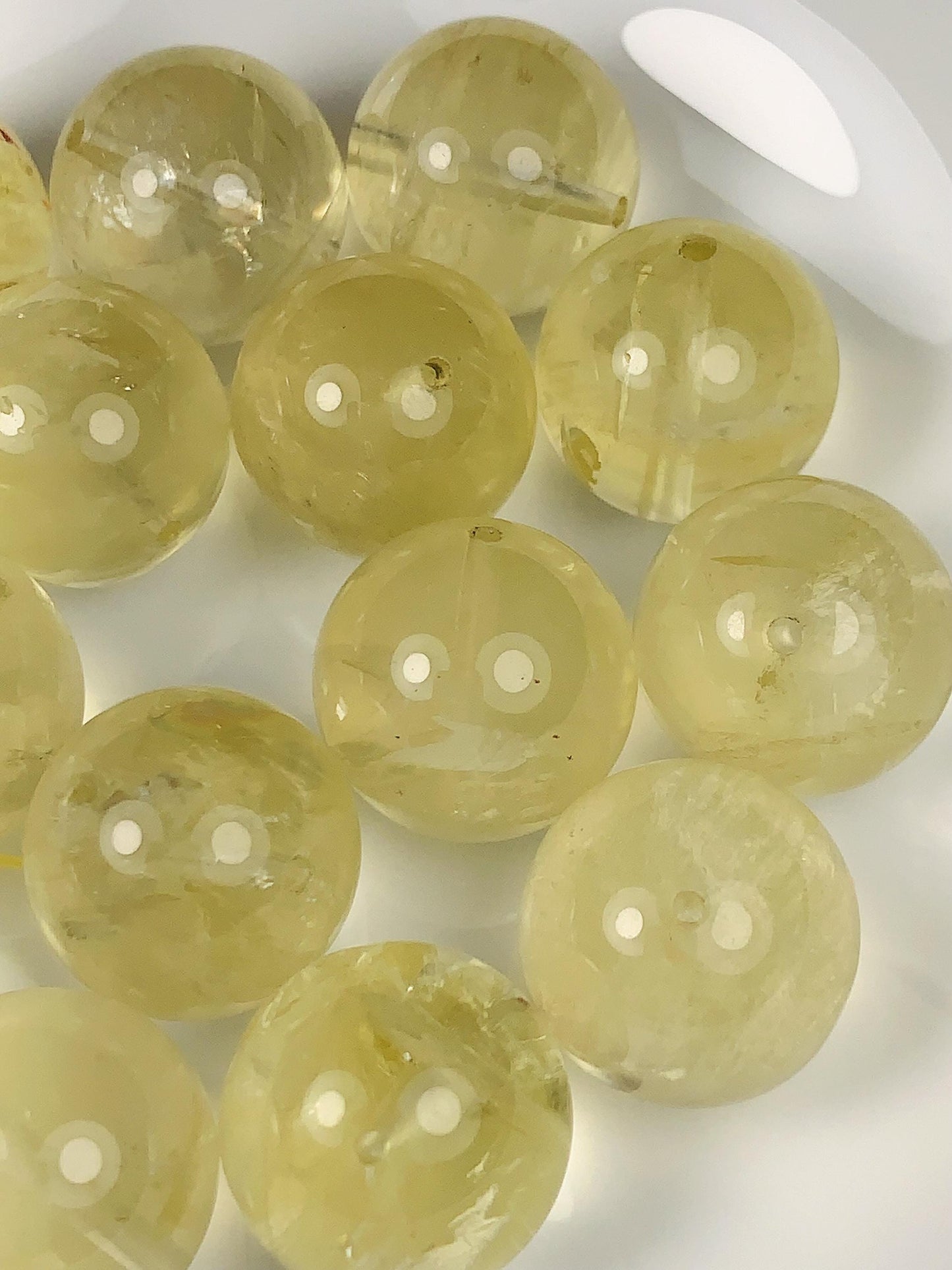 16mm-18mm Natural Purple Kunzite Smooth Round beads Loose Gems Gemstone