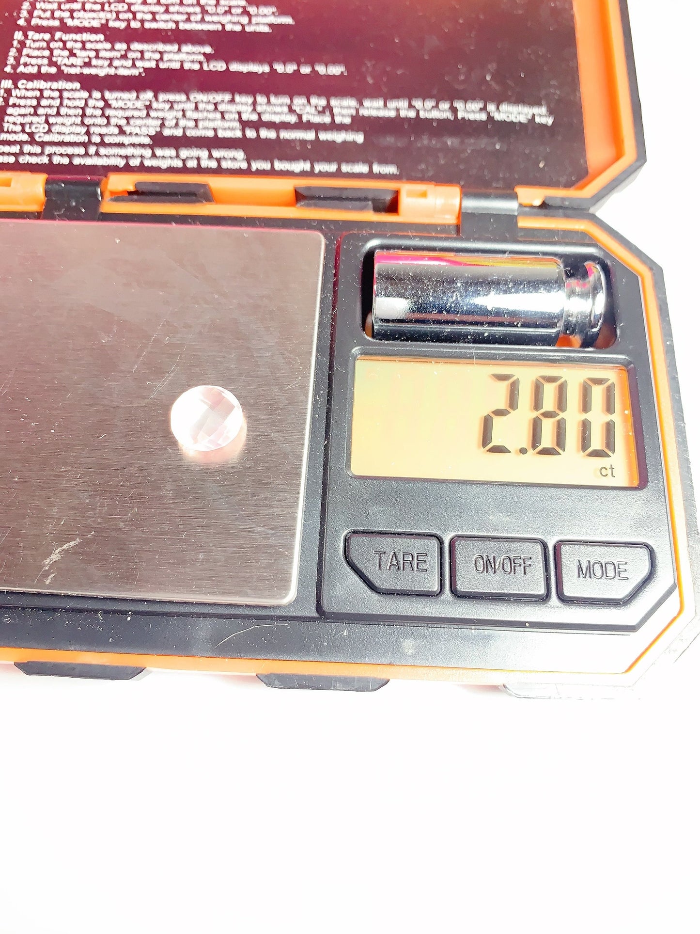 10mm AAA Rose Quartz Gemstone: Faceted Cut Loose Stone