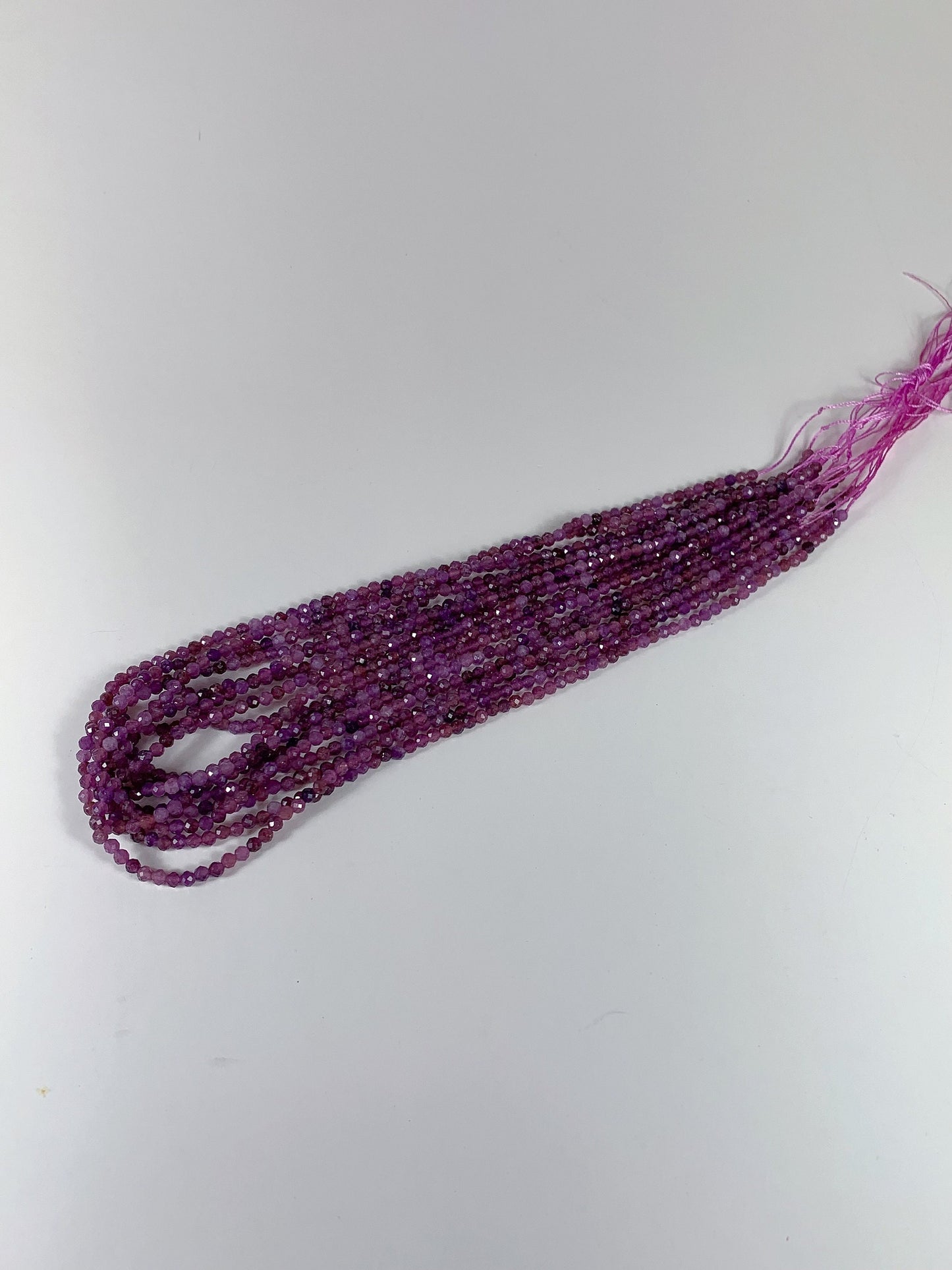 Genuine Natural Deep Purple Clear Lilac Lepidolite Faceted Round Beads 15.5" Strand 2mm 3mm 4mm