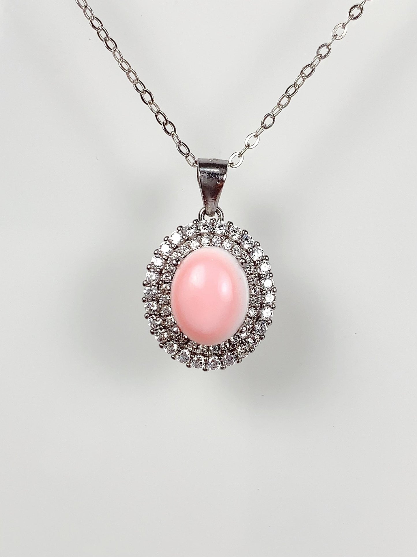 Queen Conch Sterling Silver Necklace: 18K Gold Plated Pendant