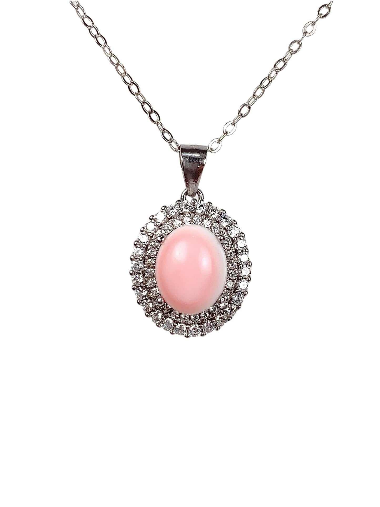Queen Conch Sterling Silver Necklace: 18K Gold Plated Pendant