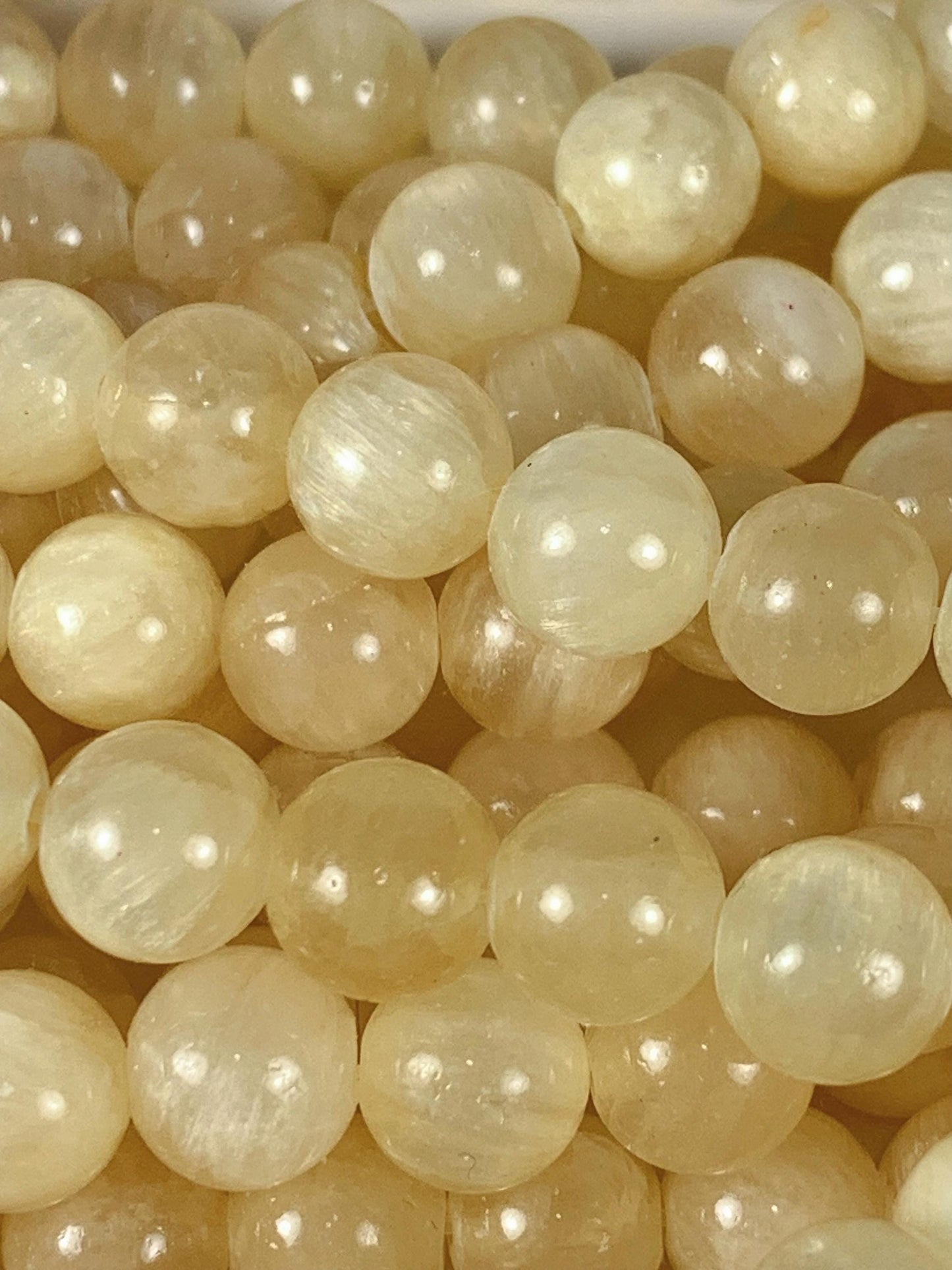 Grade AAA Genuine Natural Yellow Gold Stripes Jade  Smooth Round Beads 15.5" Strand 4mm 6mm 8mm 10mm