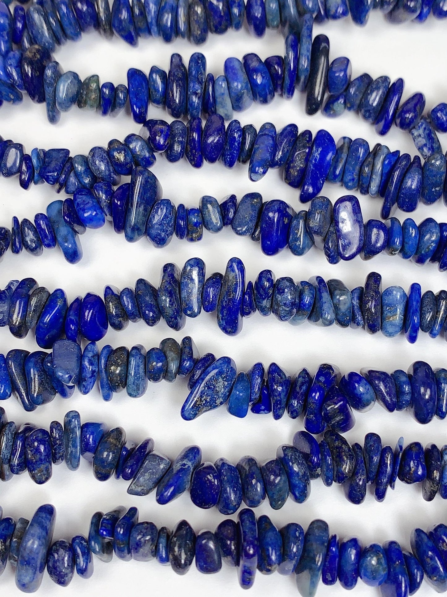 5-12mm Natural Genuine blue  Lapis Lazuli  Nugget Pebble Irregular Shaped Chip Beads 32" Strand DIY Jewelry Gemstone Crystal