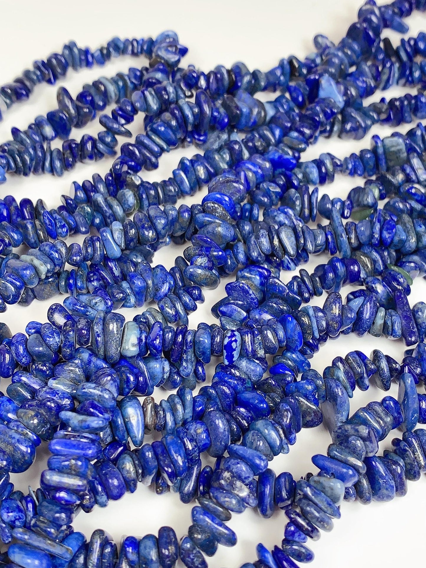 5-12mm Natural Genuine blue  Lapis Lazuli  Nugget Pebble Irregular Shaped Chip Beads 32" Strand DIY Jewelry Gemstone Crystal