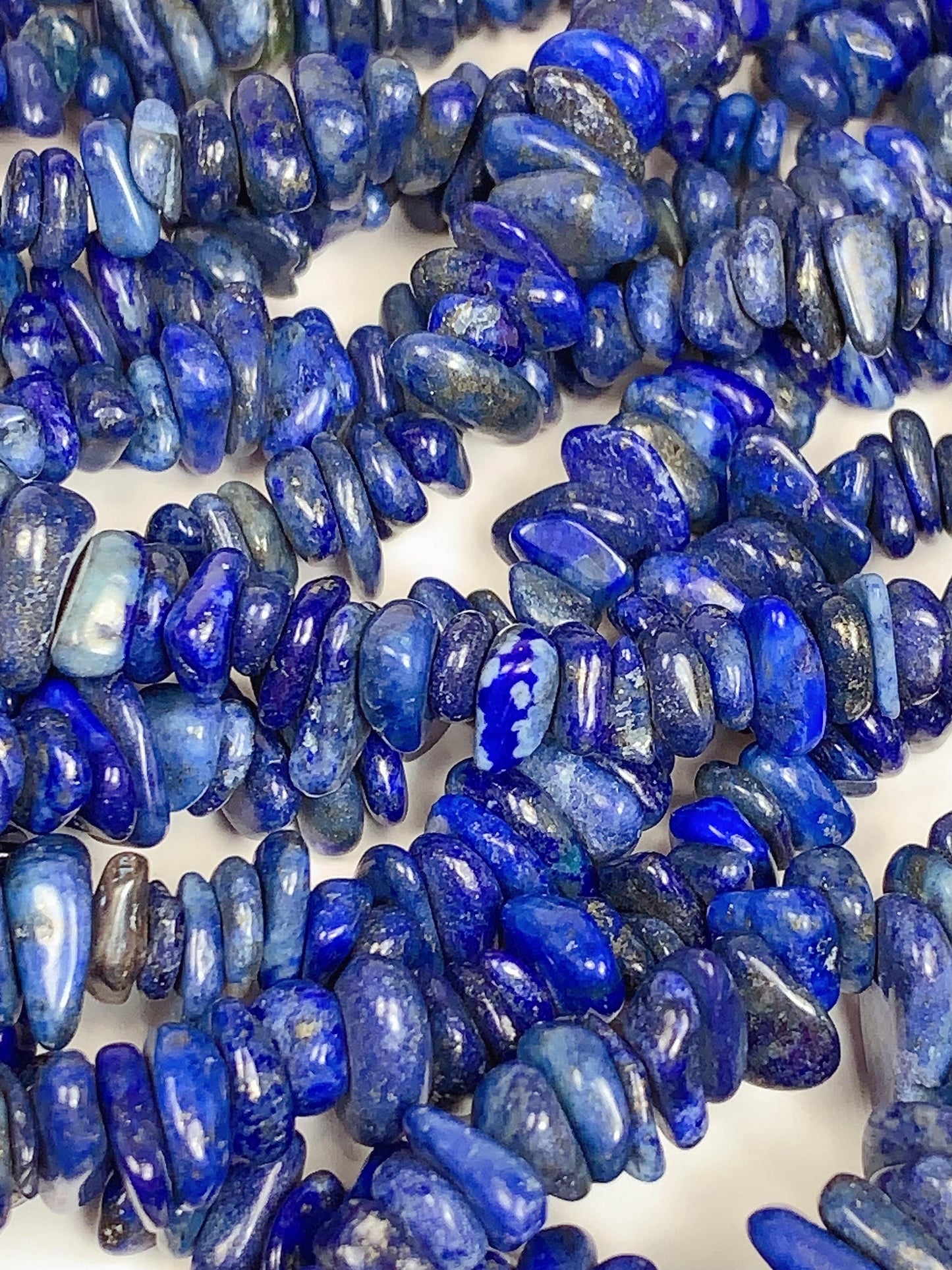 5-12mm Natural Genuine blue  Lapis Lazuli  Nugget Pebble Irregular Shaped Chip Beads 32" Strand DIY Jewelry Gemstone Crystal