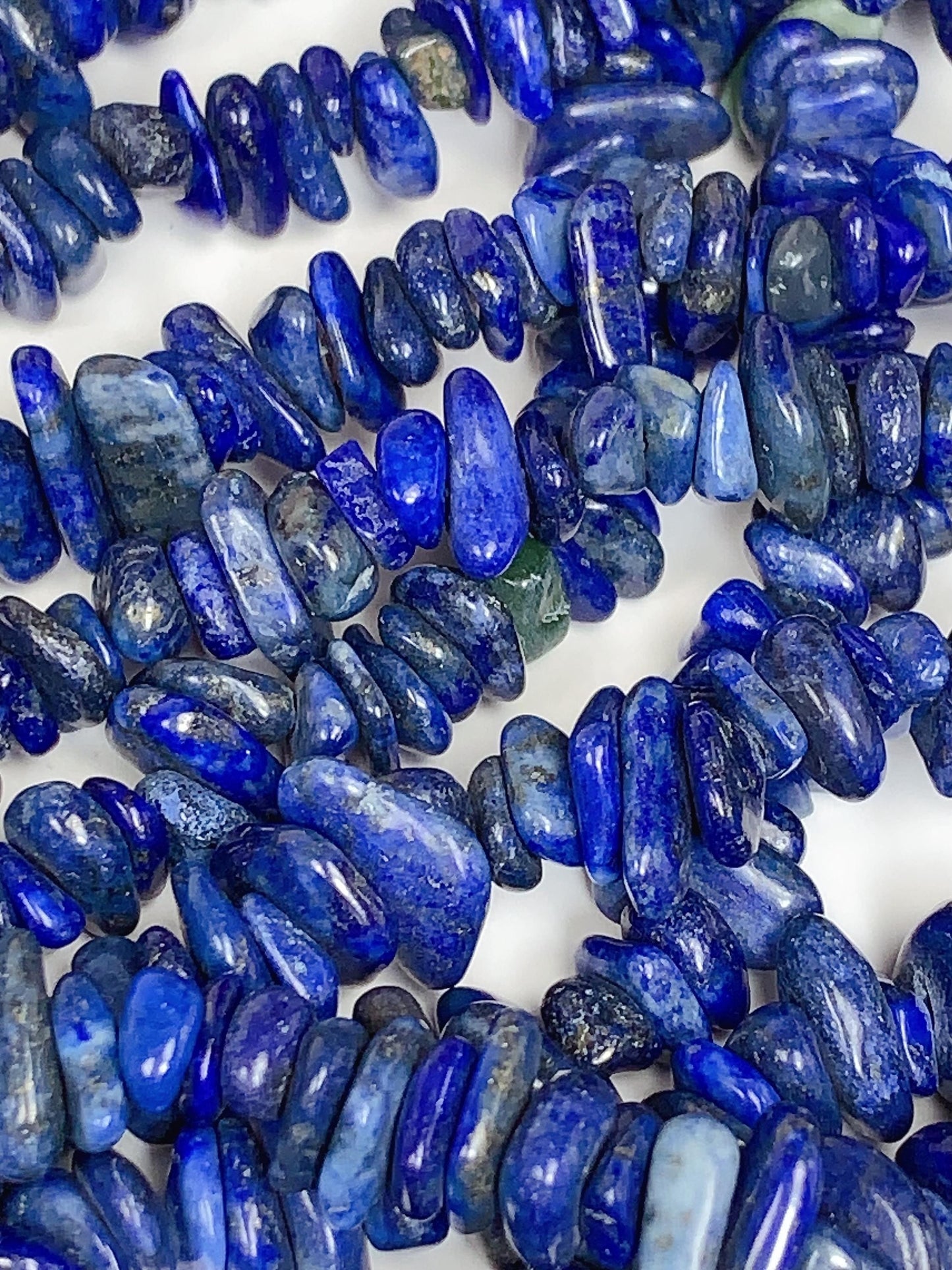 5-12mm Natural Genuine blue  Lapis Lazuli  Nugget Pebble Irregular Shaped Chip Beads 32" Strand DIY Jewelry Gemstone Crystal
