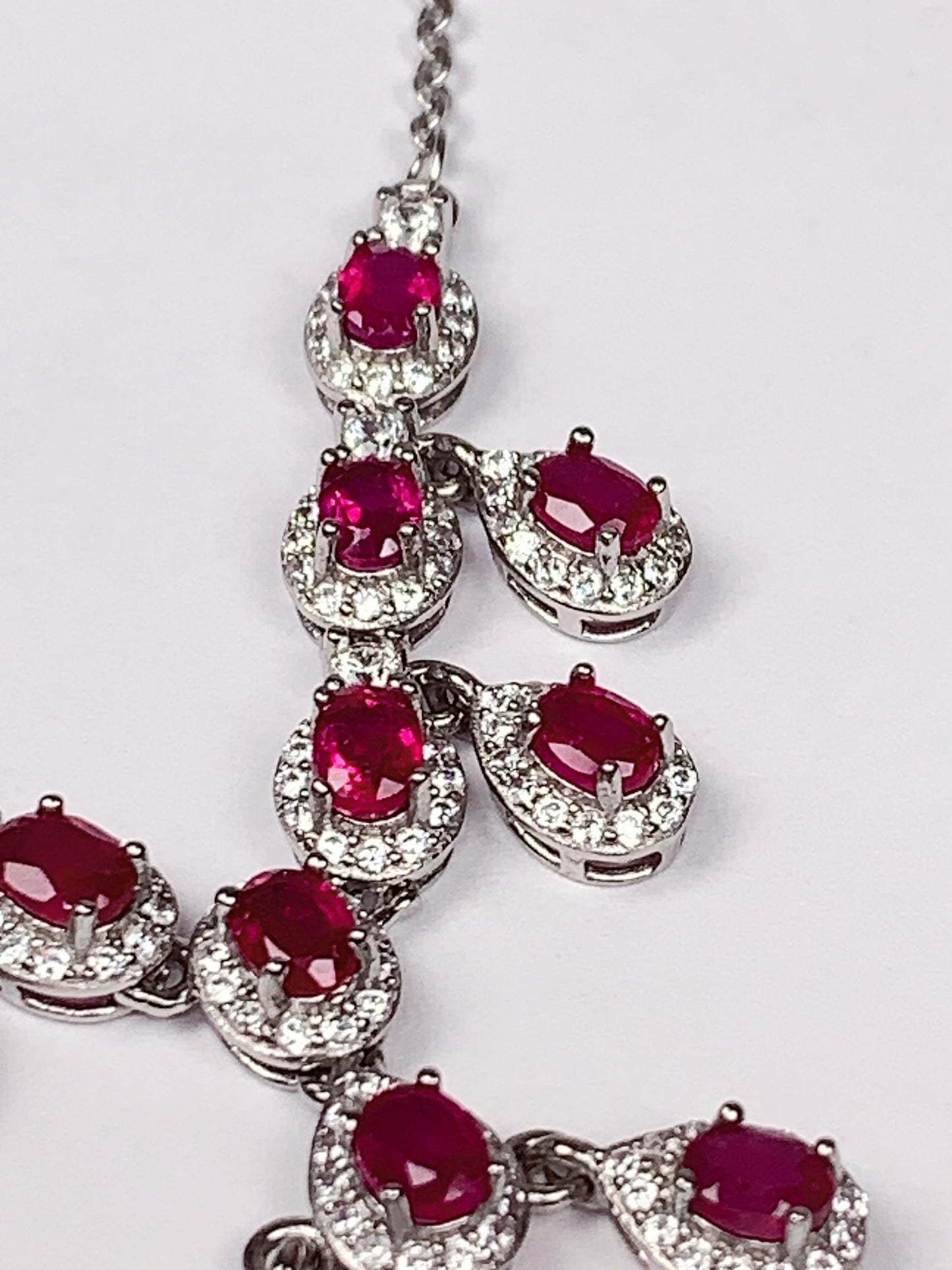 3x4mm Genuine Natural Red Ruby ( heated filled) round Cut 18K Gold Plated S 925 Sterling Silver Necklace Pendant