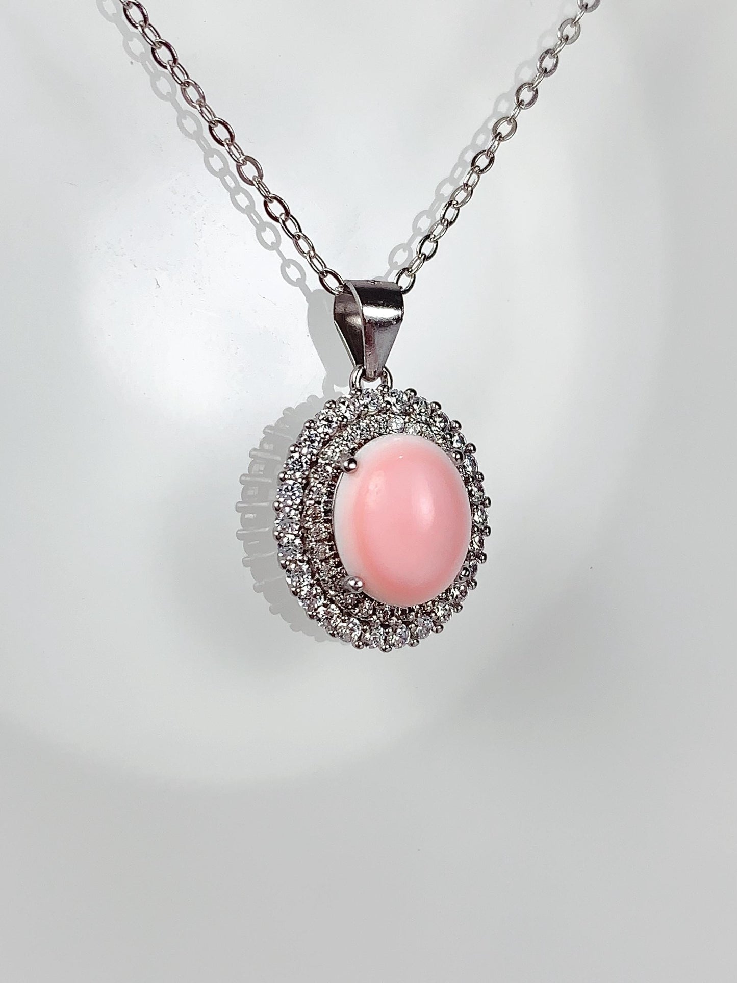Queen Conch Sterling Silver Necklace: 18K Gold Plated Pendant
