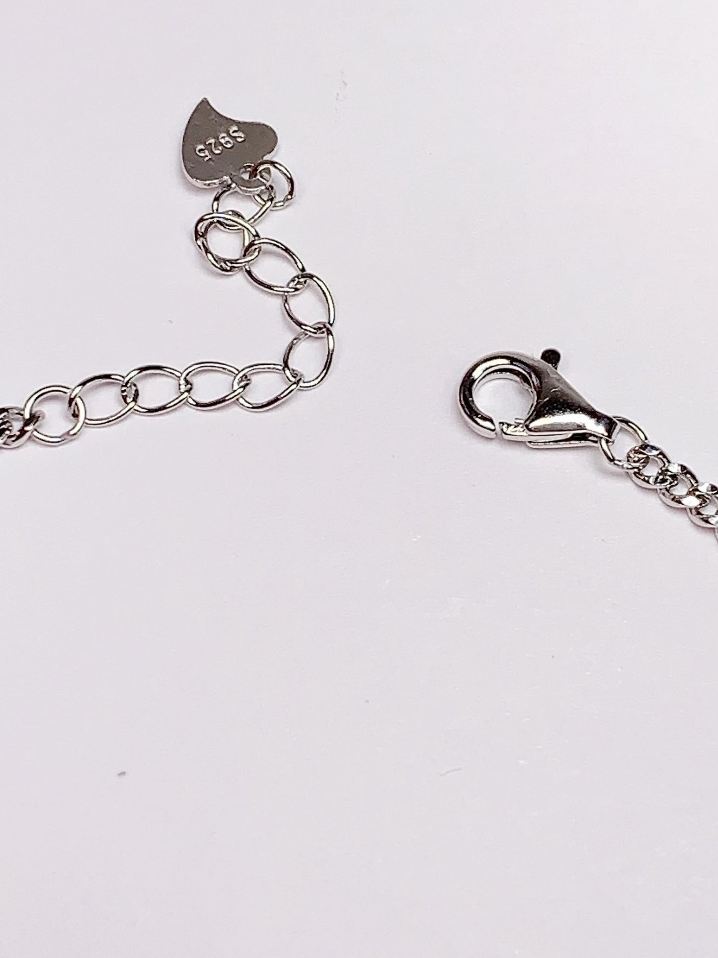 Ruby Sterling Silver Bracelet: 18K White Gold Plated, Dainty Gemstone