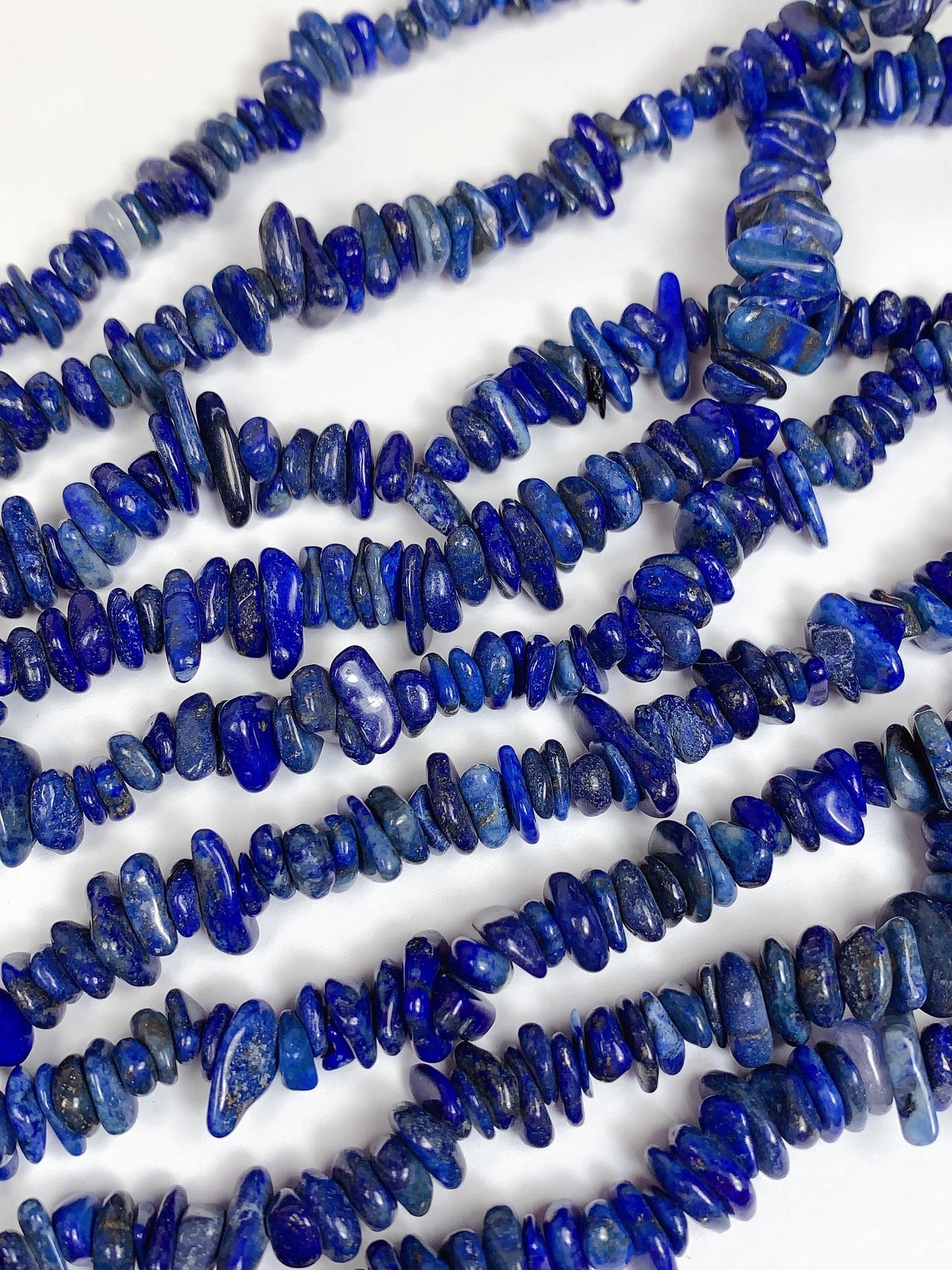 5-12mm Natural Genuine blue  Lapis Lazuli  Nugget Pebble Irregular Shaped Chip Beads 32" Strand DIY Jewelry Gemstone Crystal