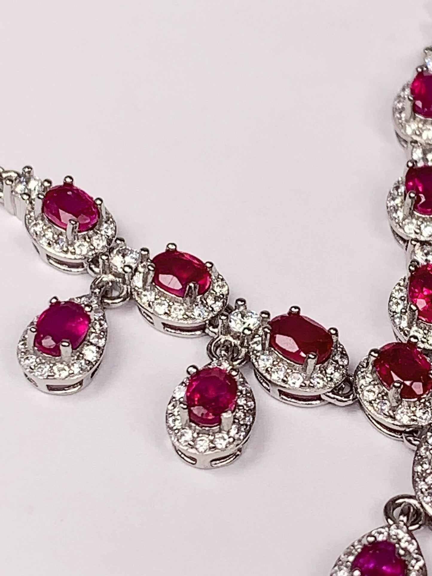 3x4mm Genuine Natural Red Ruby ( heated filled) round Cut 18K Gold Plated S 925 Sterling Silver Necklace Pendant