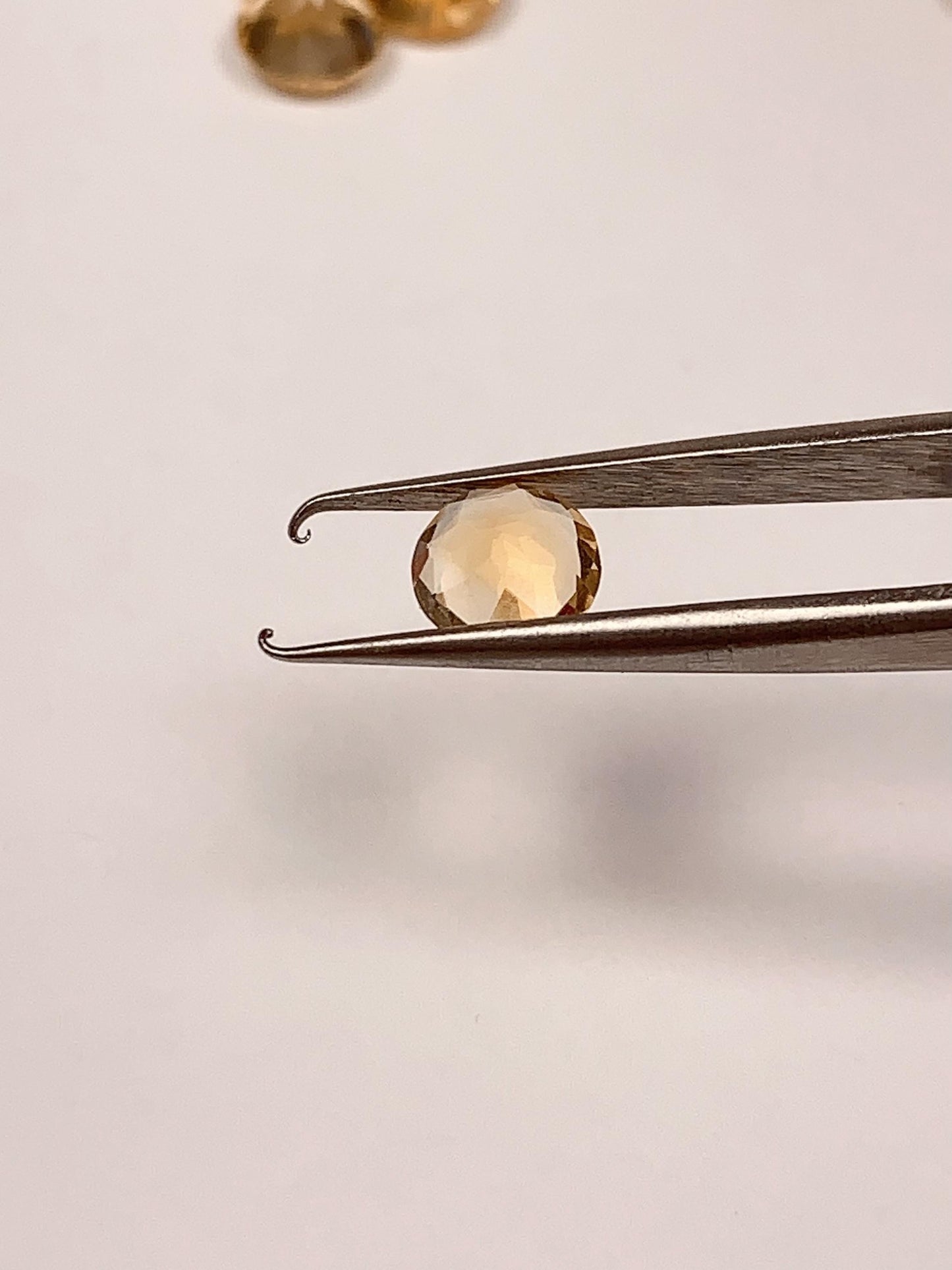 6mm Grade AAA Genuine Natural light Yellow Citrine Loose Gems Gemstone faceted round cut