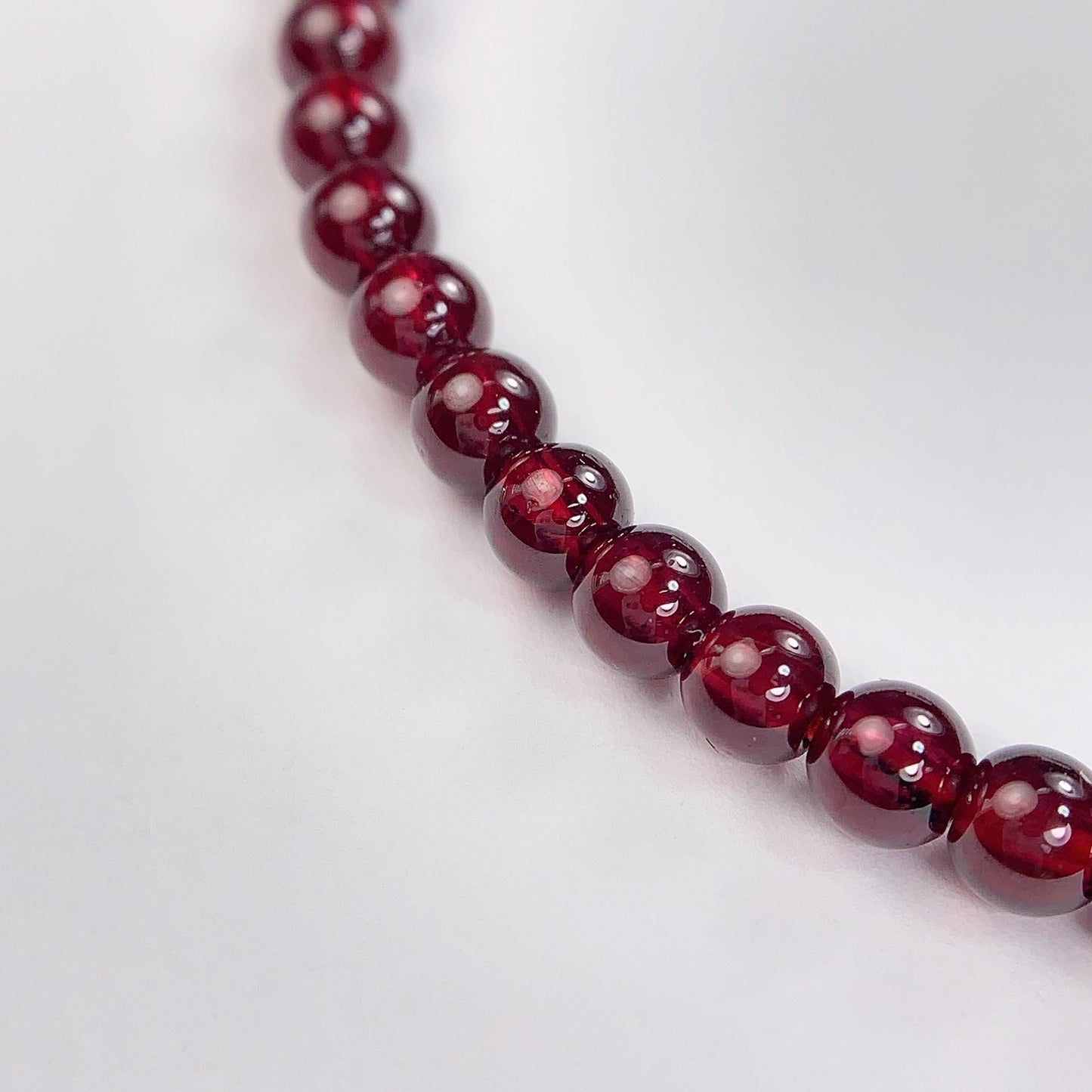 Red Garnet Bracelet: 14K Gold Filled Heart, January Birthstone