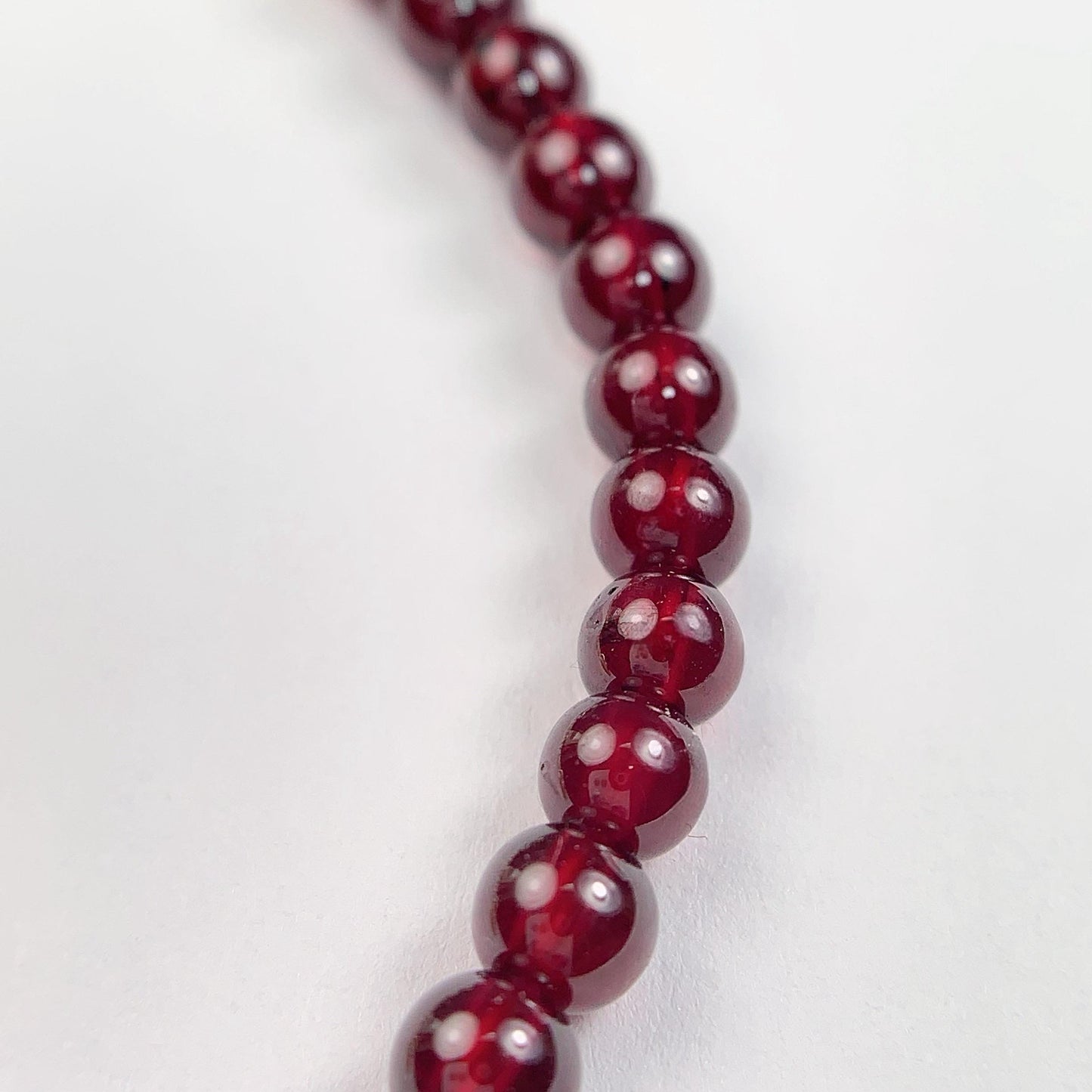 Red Garnet Bracelet: 14K Gold Filled Heart, January Birthstone