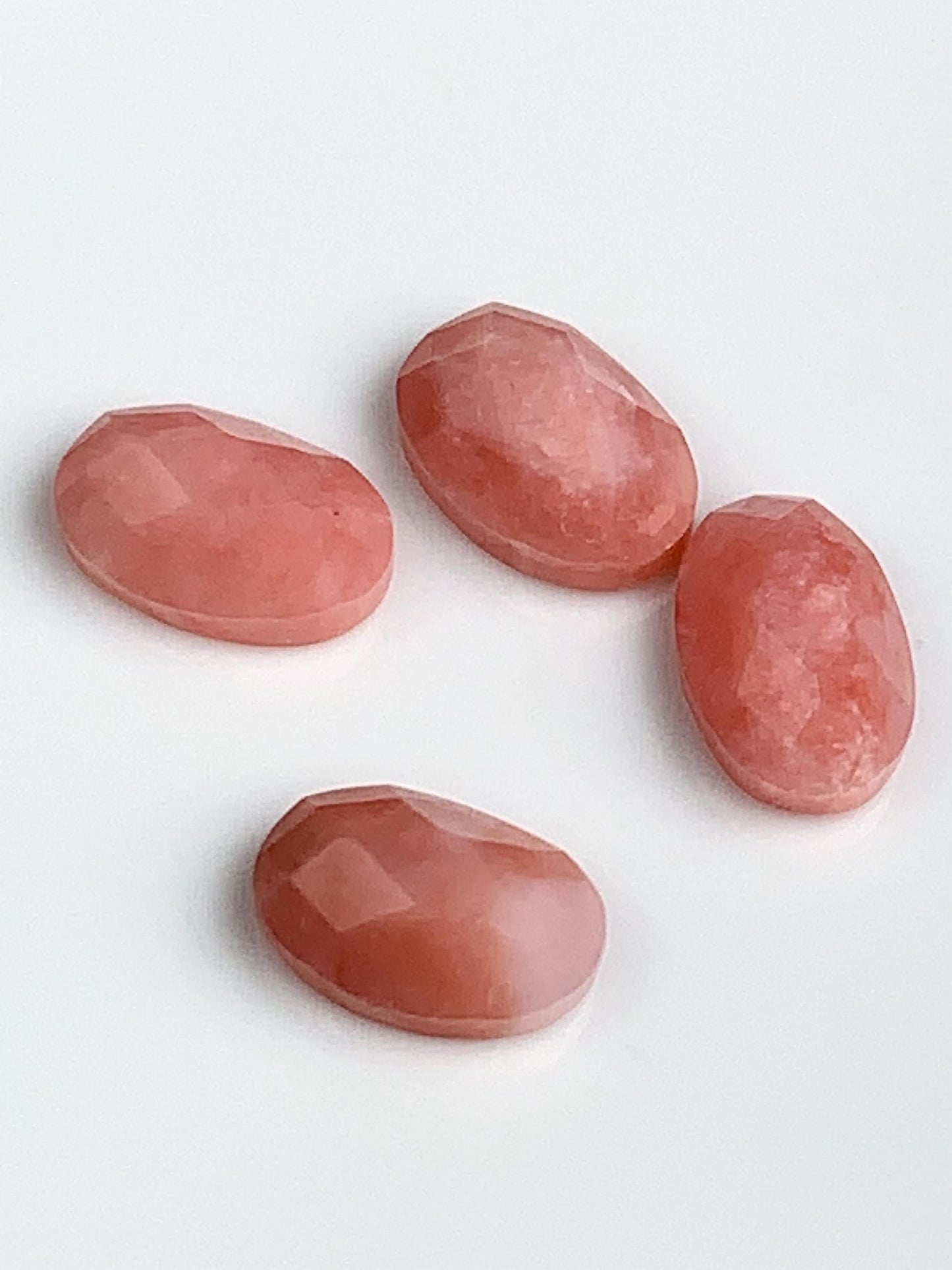 6mmx4mm  Genuine Natural Pink Opal Loose Gems Gemstone faceted oval rose cut