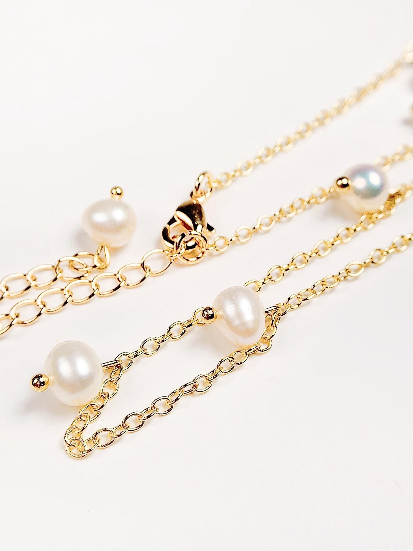 14K Gold Filled Freshwater Pearl Necklace: Luster Choker