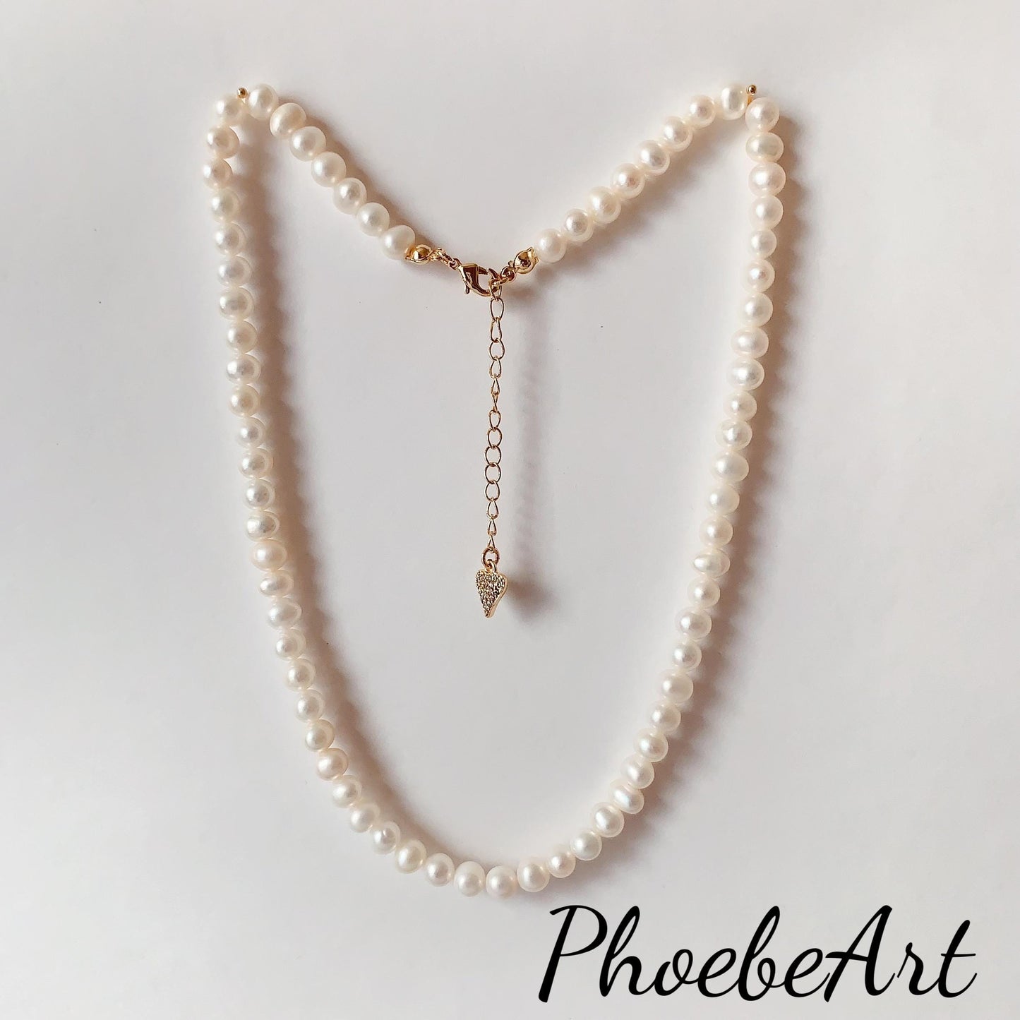 Freshwater Pearl Necklace: 18k Gold Filled, Bright Luster