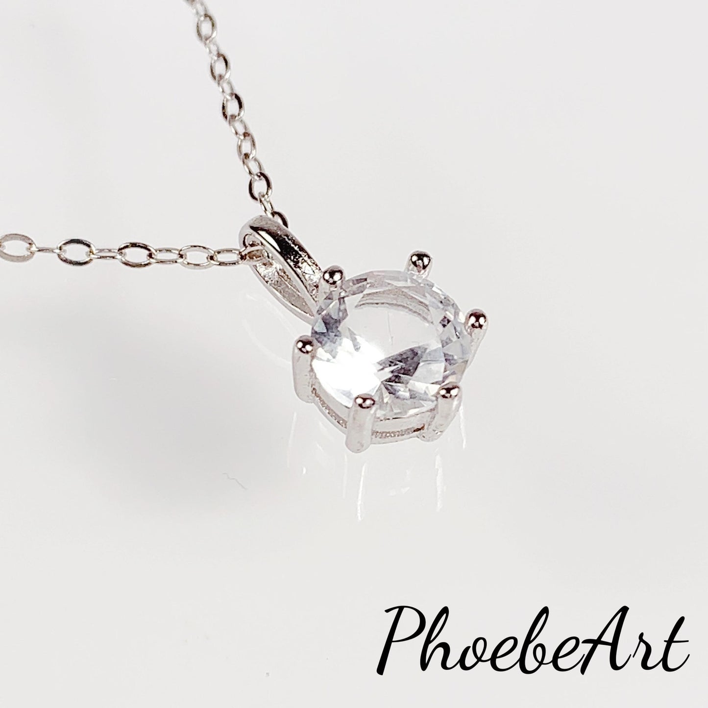 Quartz Crystal Pendant Necklace: 18K Gold Plated Sterling Silver