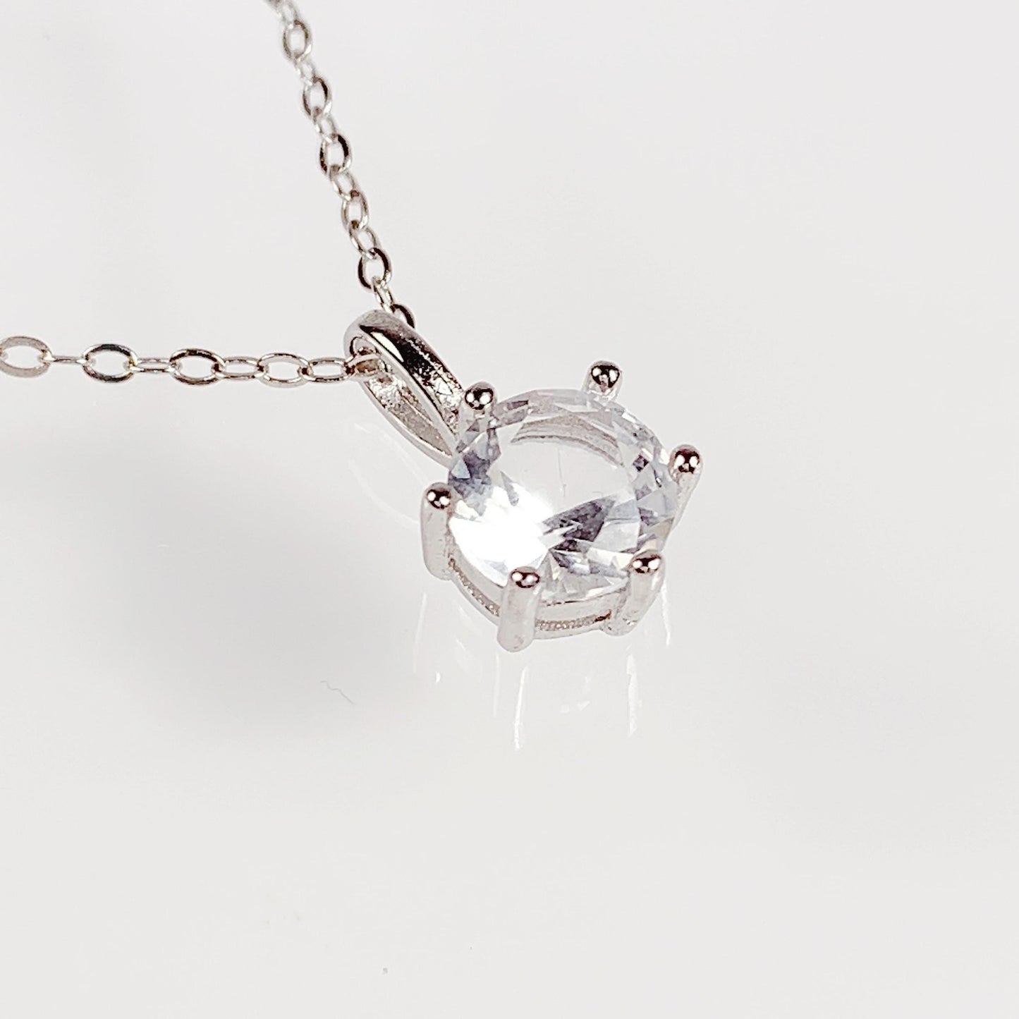 Quartz Crystal Pendant Necklace: 18K Gold Plated Sterling Silver