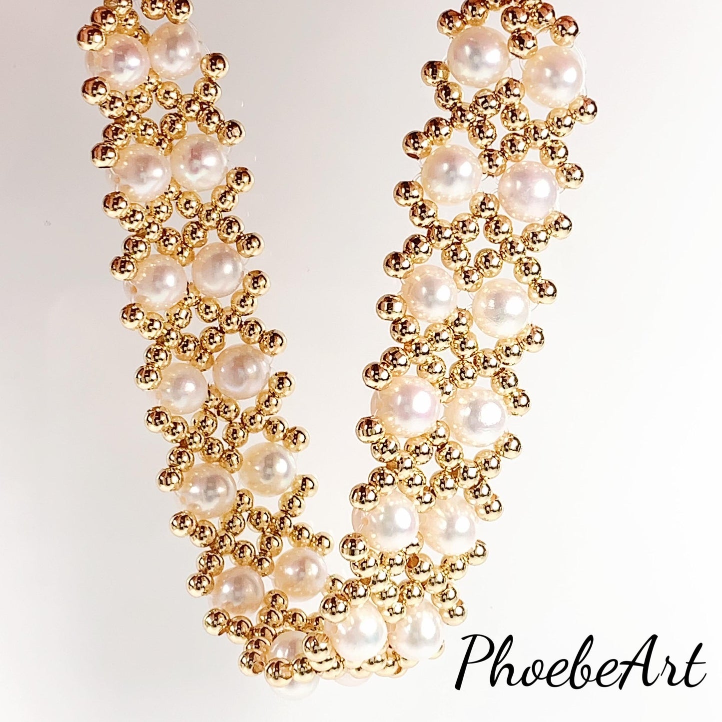 14K Gold Filled Freshwater Pearl Bracelet: AAA Quality