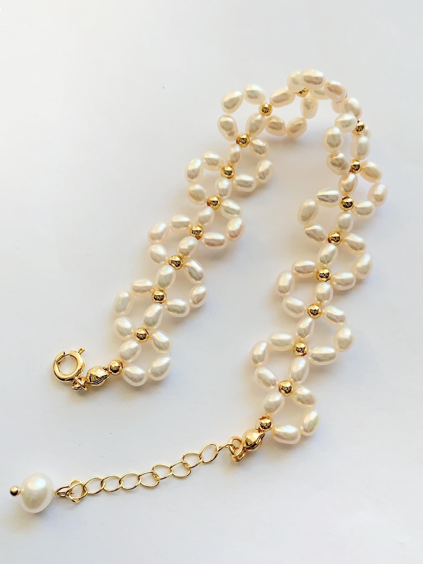 AAA Freshwater Pearl Bracelet: 14K Gold Filled, June Birthstone