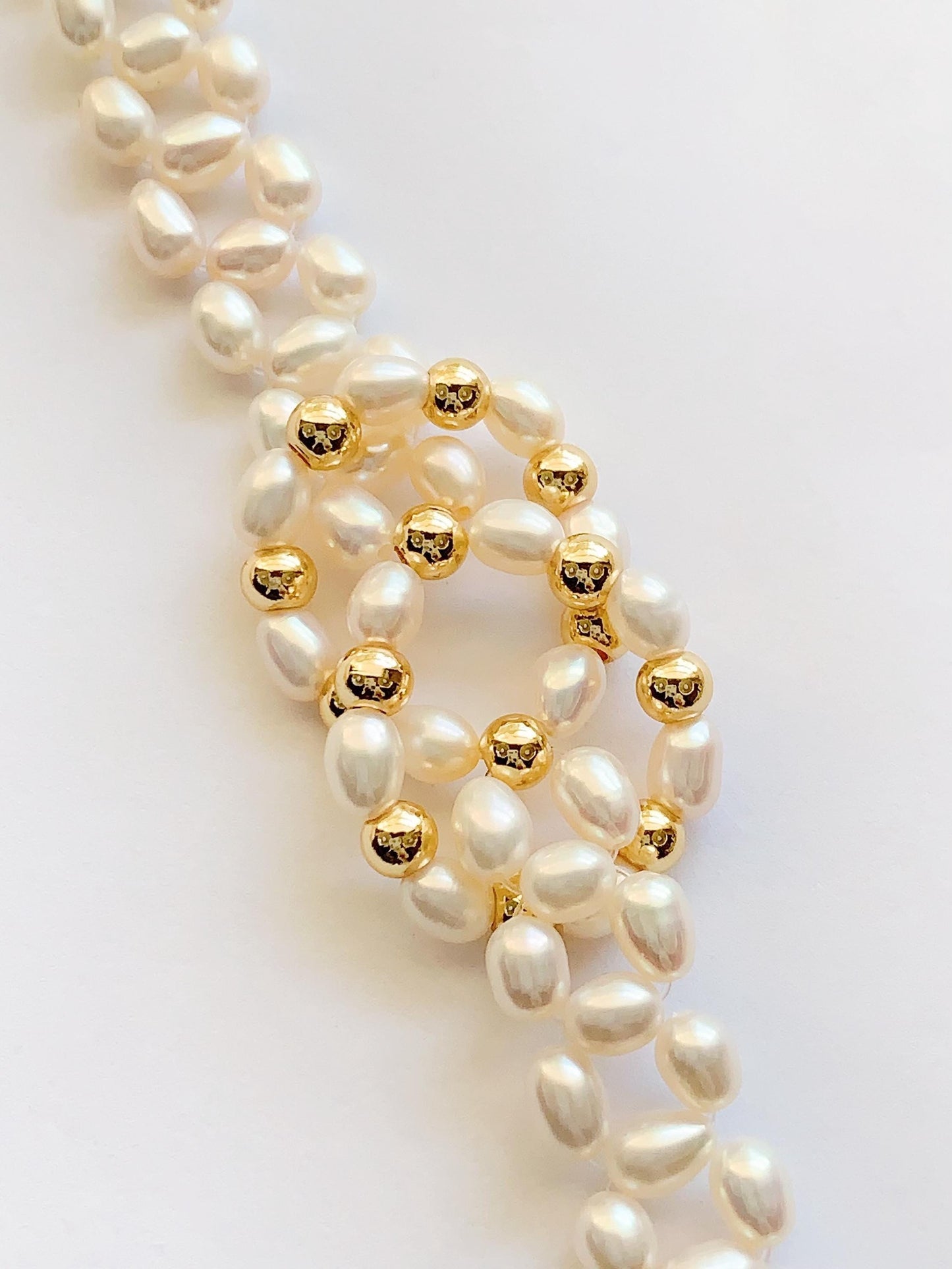 AAA Freshwater Pearl Bracelet: 14K Gold Filled, June Birthstone