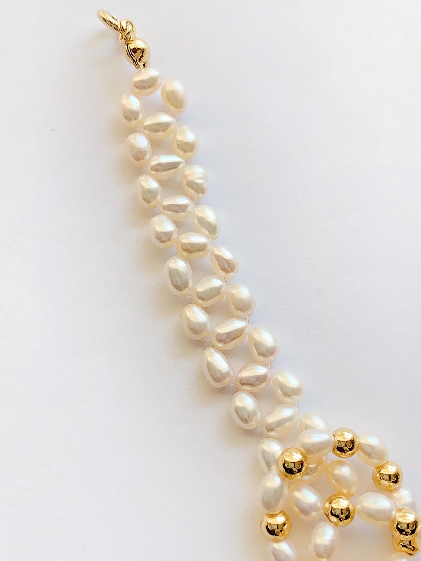 AAA Freshwater Pearl Bracelet: 14K Gold Filled, June Birthstone