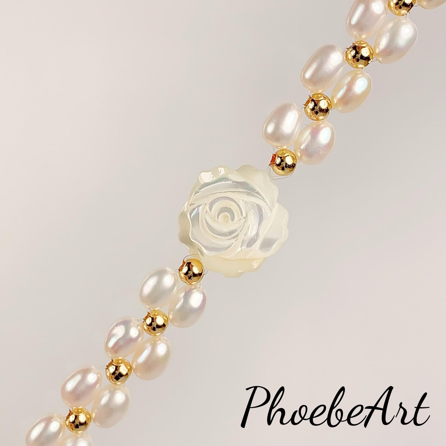 AAA Freshwater Pearl Bracelet: 14K Gold Filled, White Luster