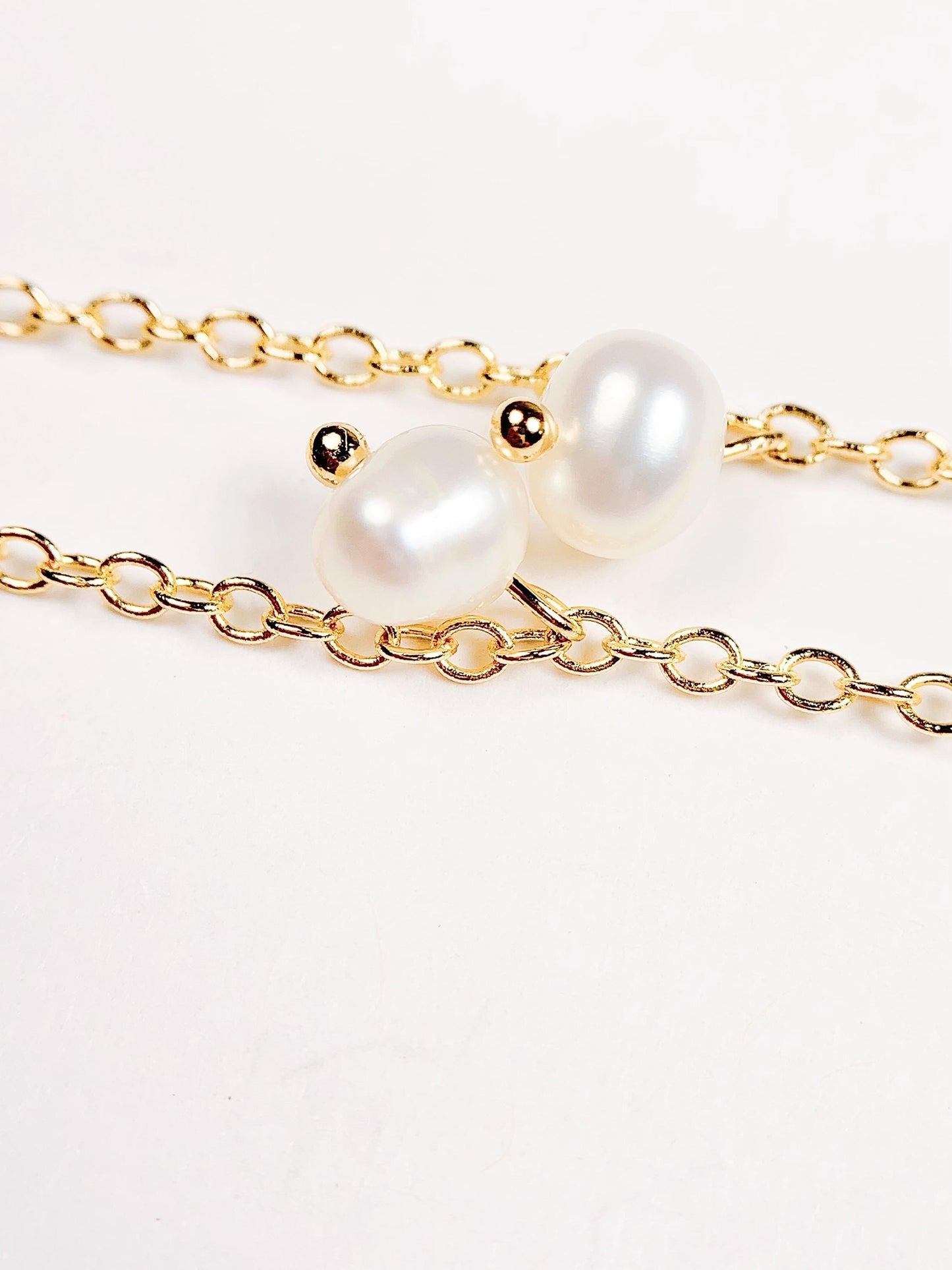 14K Gold Filled Freshwater Pearl Necklace: Luster Choker