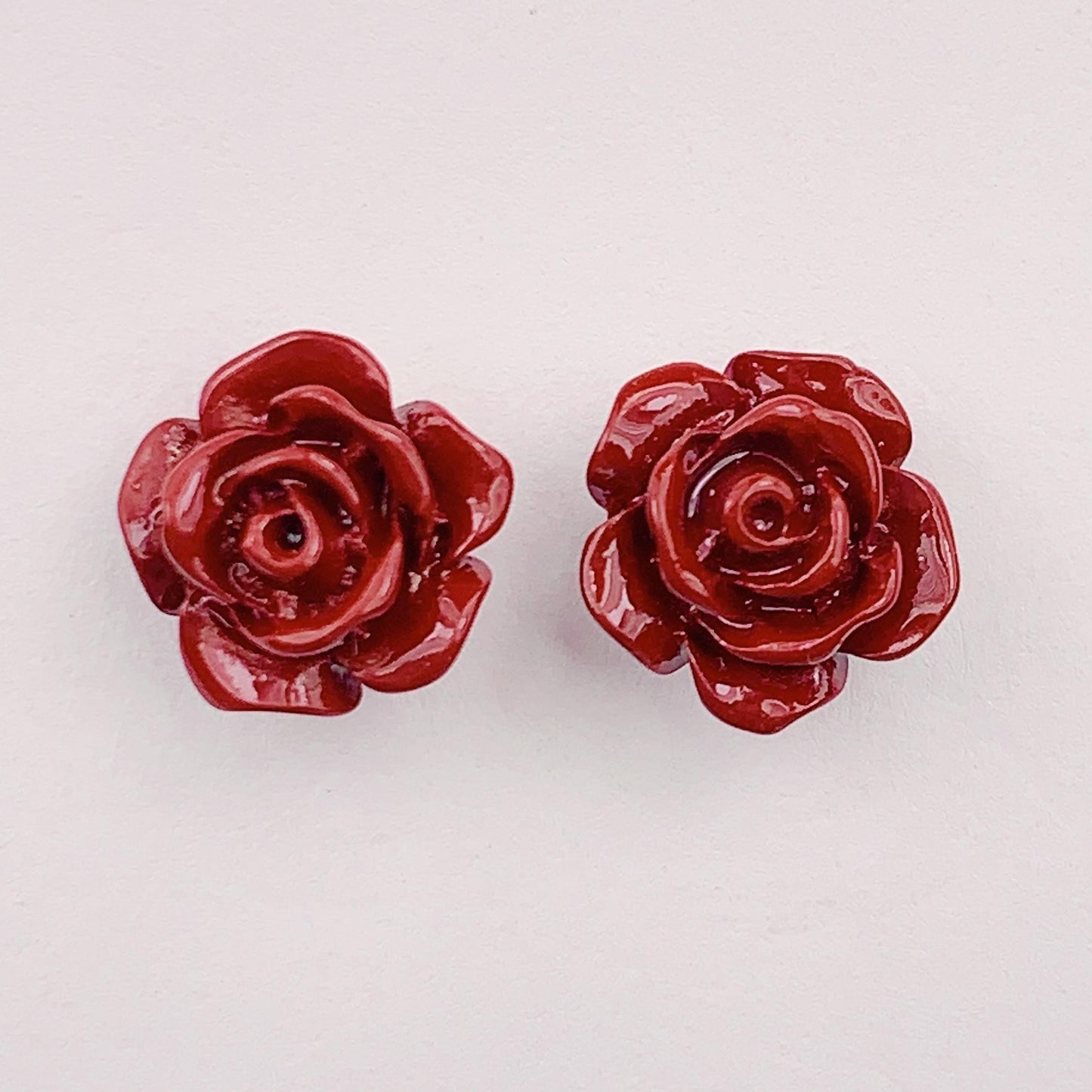 9.5mm  Natural Pink Tourmaline Faceted Round Cut 18k white Gold Plated S 925 Sterling Silver Earrings Ear stud
