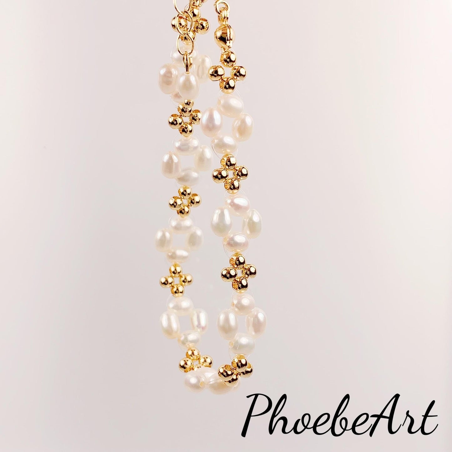 14K Gold Filled Freshwater Pearl Bracelet: AAA Luster (4x5.5mm)