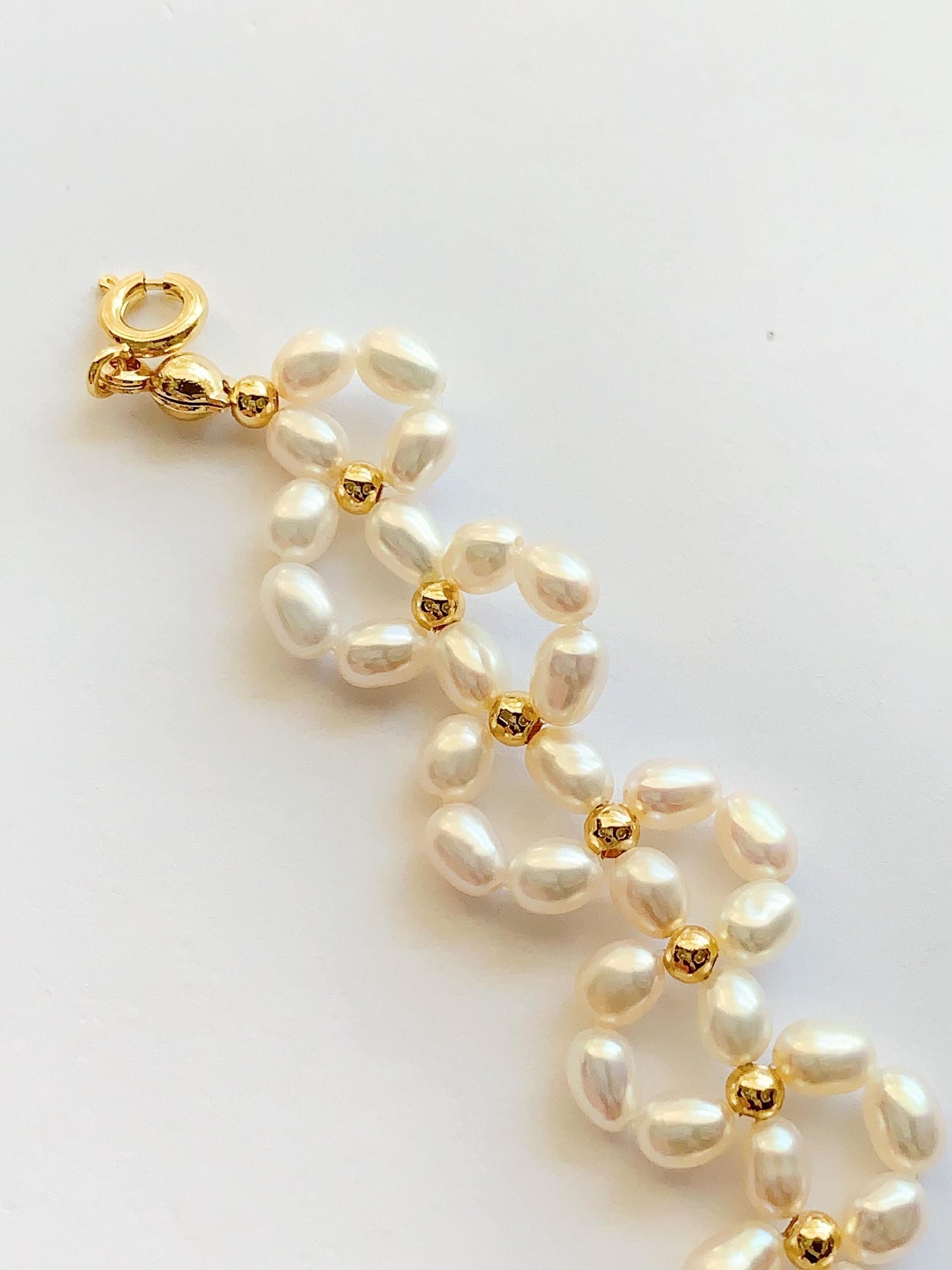 AAA Freshwater Pearl Bracelet: 14K Gold Filled, June Birthstone