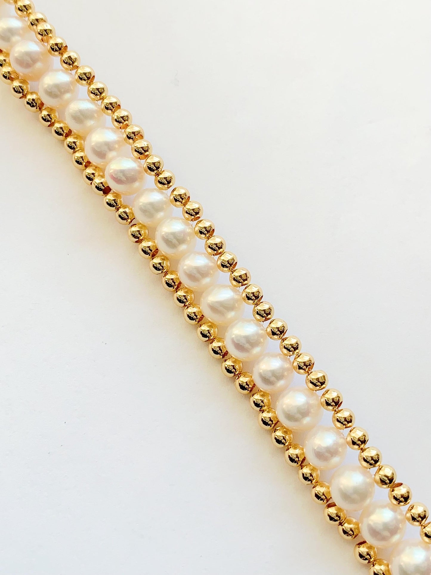 AAA Freshwater Pearl Bracelet: 14K Gold Filled, June Birthstone
