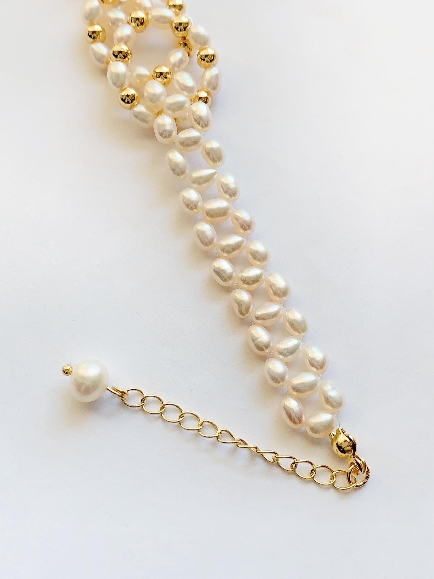 AAA Freshwater Pearl Bracelet: 14K Gold Filled, June Birthstone