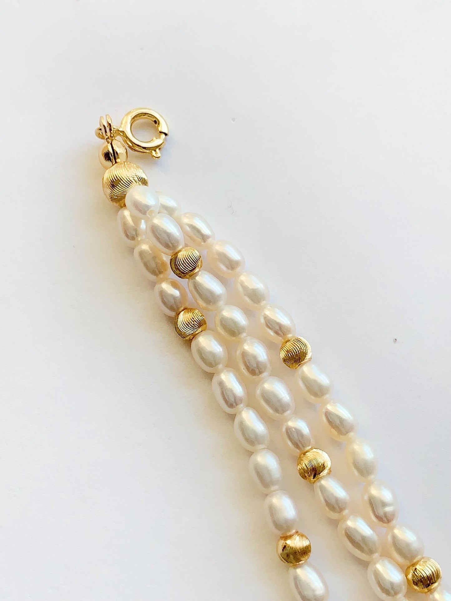 AAA Freshwater Pearl Necklace Bracelet Earrings: 14K Gold Filled