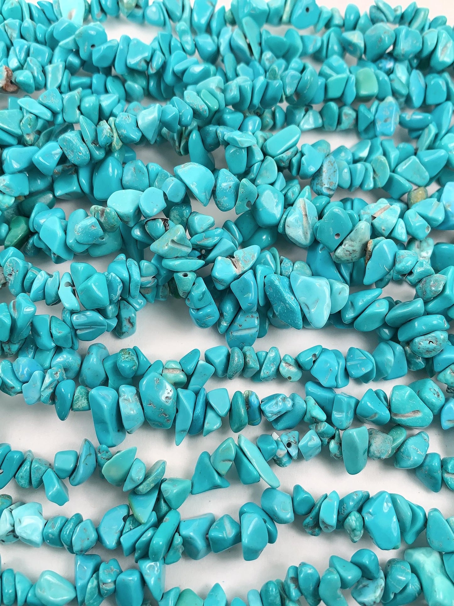 5-12mm  blue Tuquenite Nugget Pebble Irregular Shaped Chip Beads 32" Strand DIY Jewelry