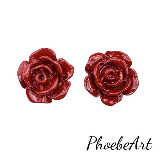 9.5mm  Natural Pink Tourmaline Faceted Round Cut 18k white Gold Plated S 925 Sterling Silver Earrings Ear stud