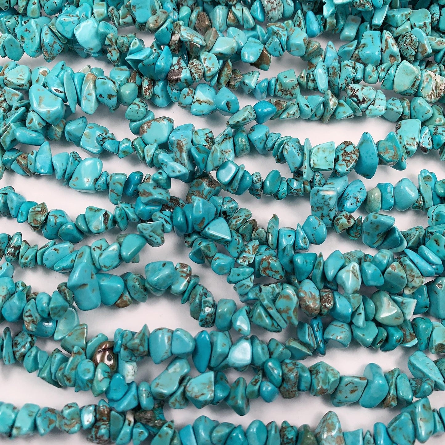 5-12mm  blue Tuquenite Nugget Pebble Irregular Shaped Chip Beads 32" Strand DIY Jewelry
