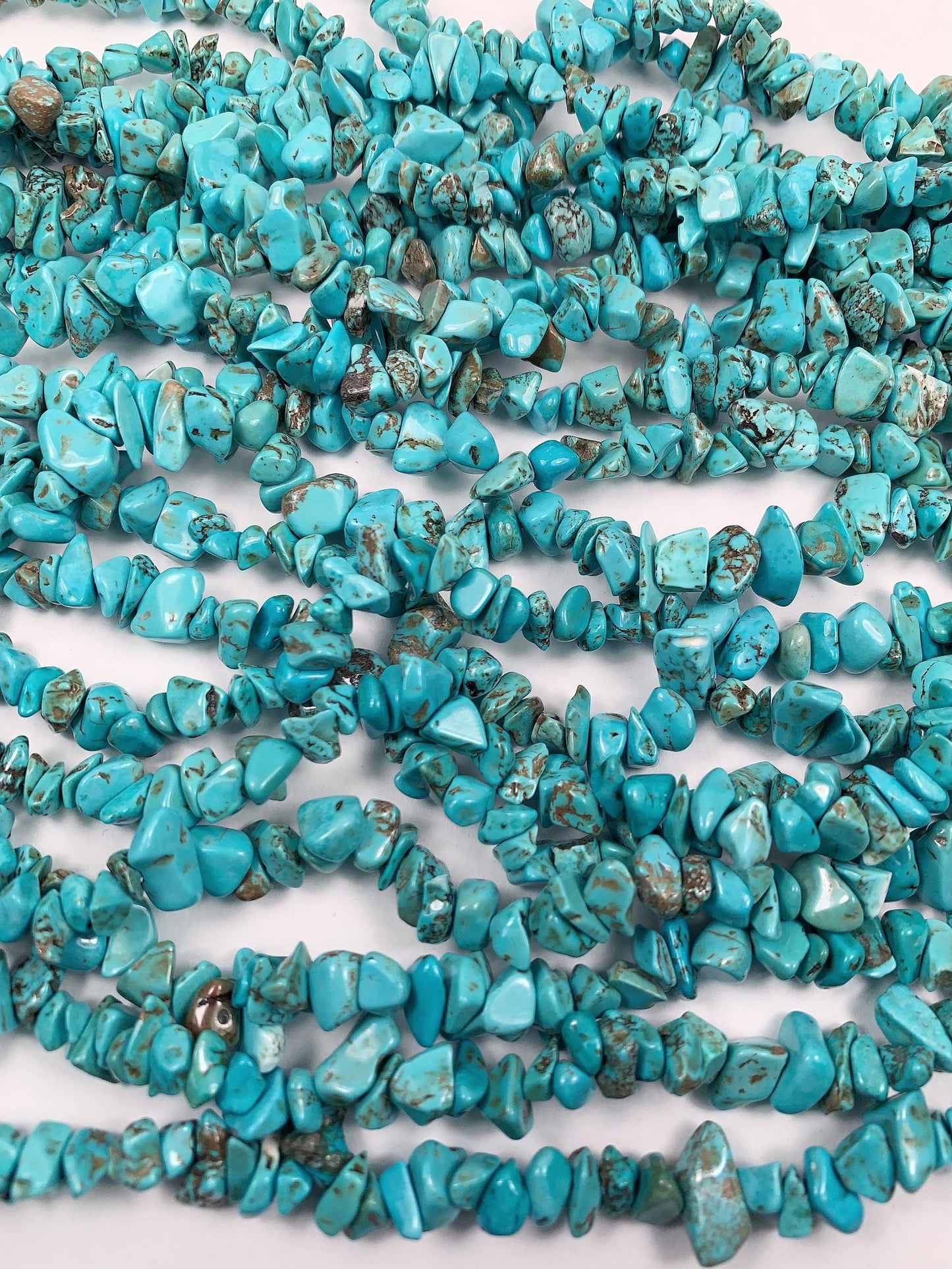 5-12mm  blue Tuquenite Nugget Pebble Irregular Shaped Chip Beads 32" Strand DIY Jewelry