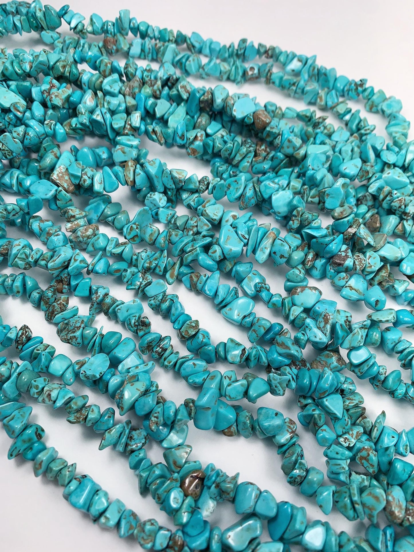 5-12mm  blue Tuquenite Nugget Pebble Irregular Shaped Chip Beads 32" Strand DIY Jewelry
