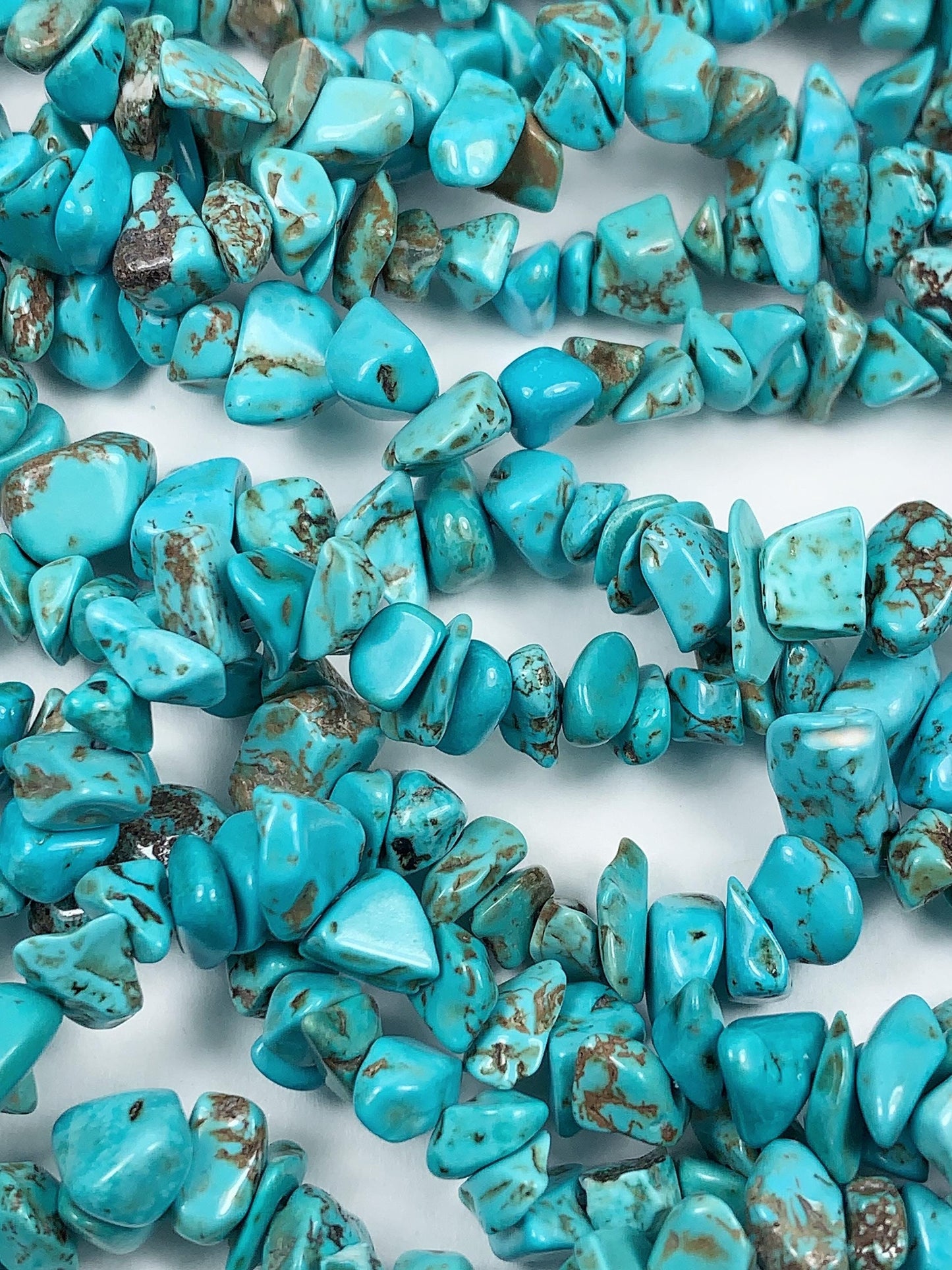 5-12mm  blue Tuquenite Nugget Pebble Irregular Shaped Chip Beads 32" Strand DIY Jewelry