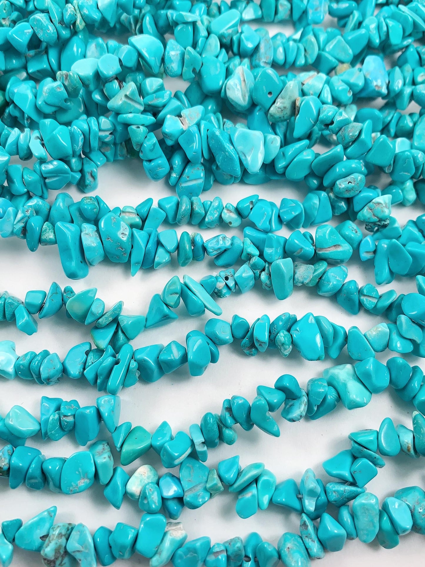 5-12mm  blue Tuquenite Nugget Pebble Irregular Shaped Chip Beads 32" Strand DIY Jewelry