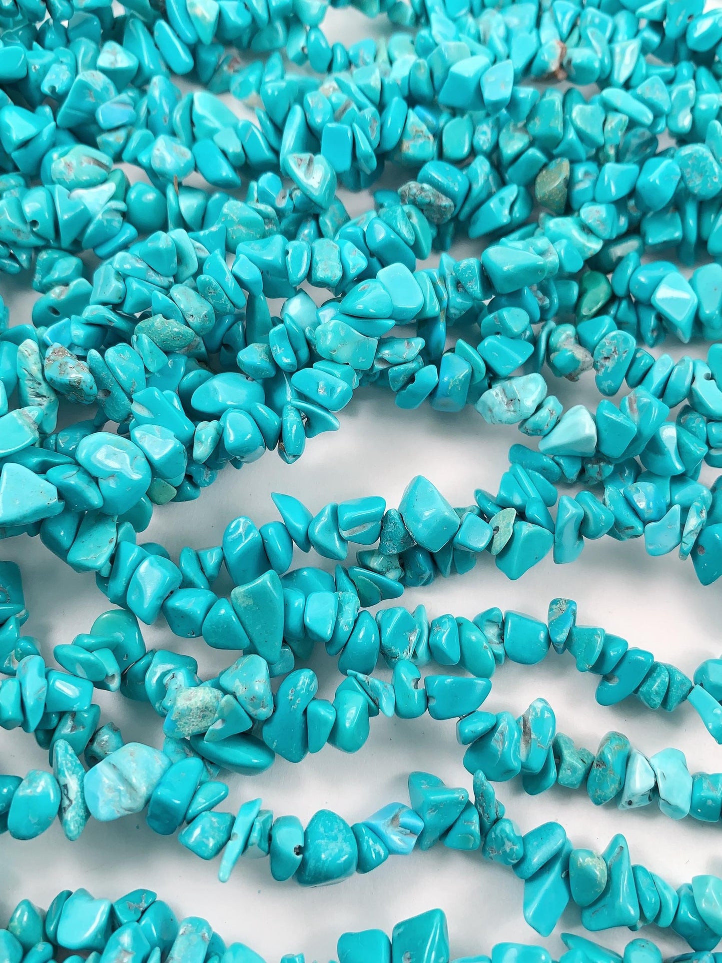 5-12mm  blue Tuquenite Nugget Pebble Irregular Shaped Chip Beads 32" Strand DIY Jewelry