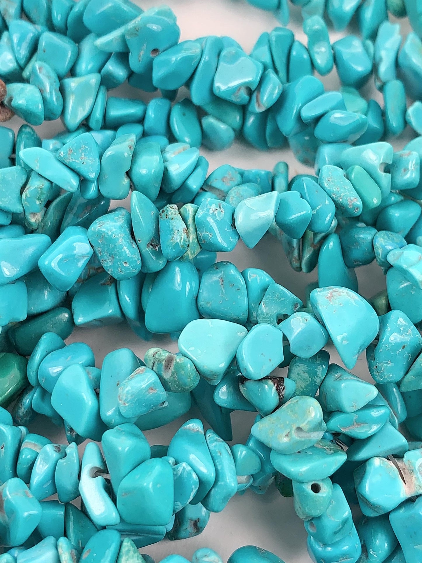 5-12mm  blue Tuquenite Nugget Pebble Irregular Shaped Chip Beads 32" Strand DIY Jewelry