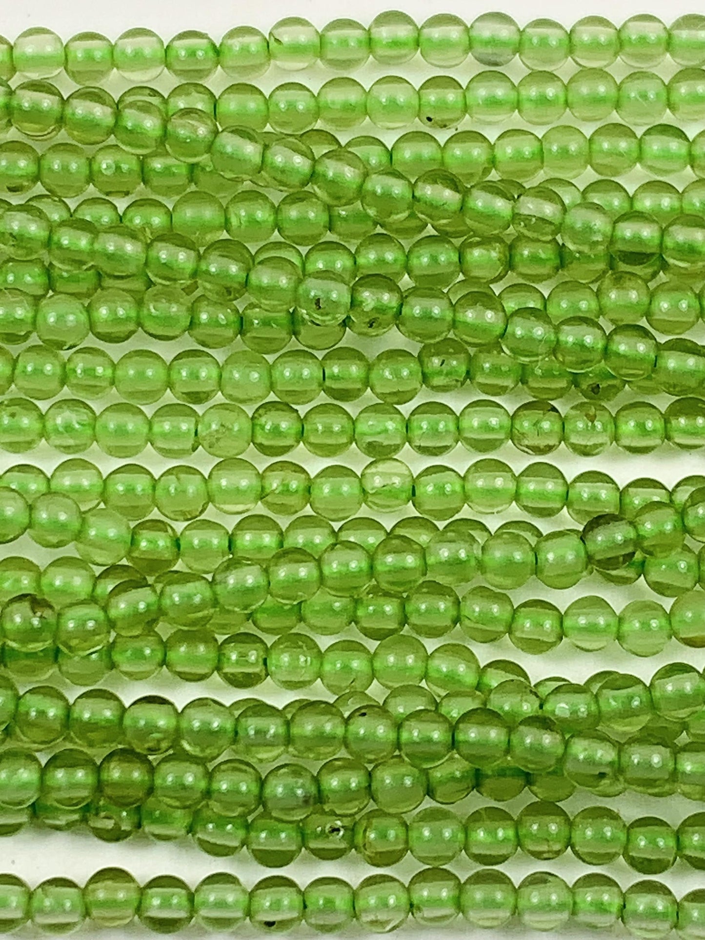 Grade AAA Genuine Natural Green Peridot Smooth Round Beads 15.5" Strand Gemstone  2mm