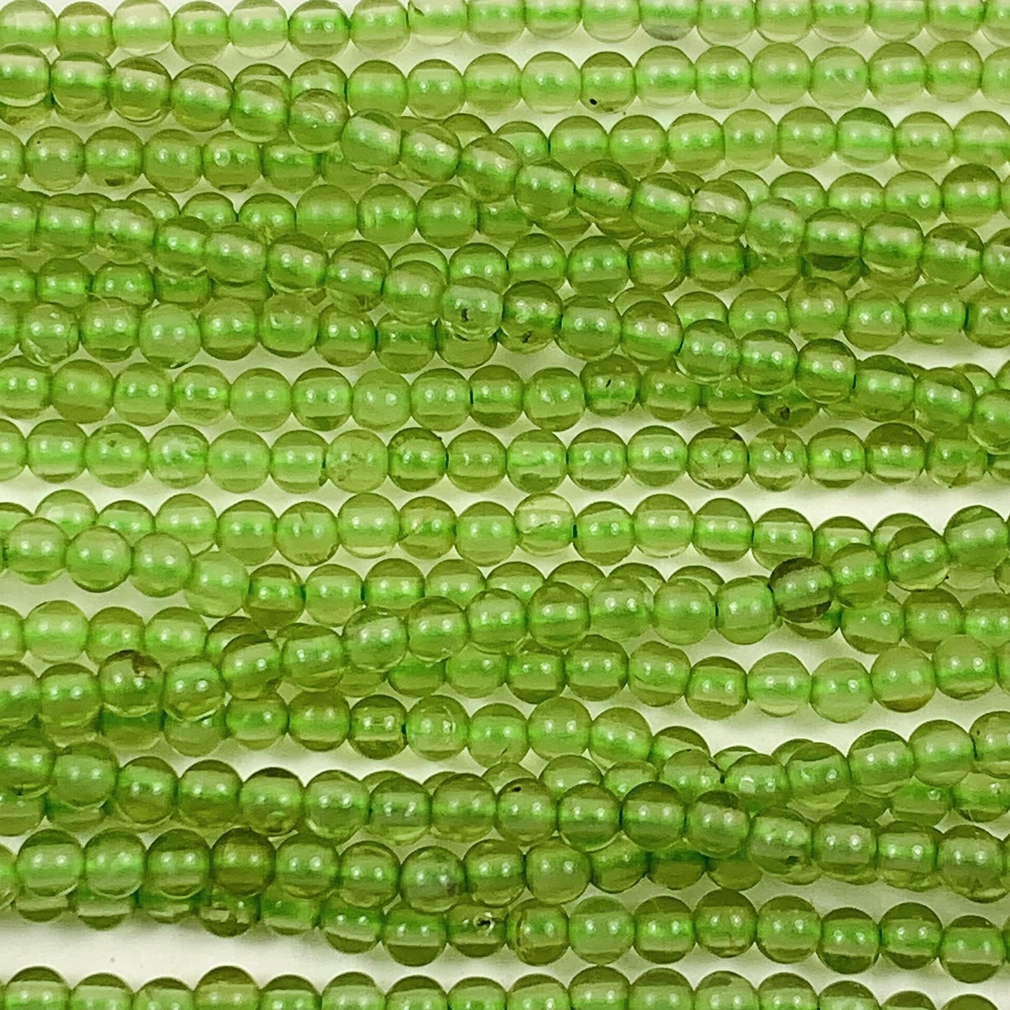 Grade AAA Genuine Natural Green Peridot Smooth Round Beads 15.5" Strand Gemstone  2mm