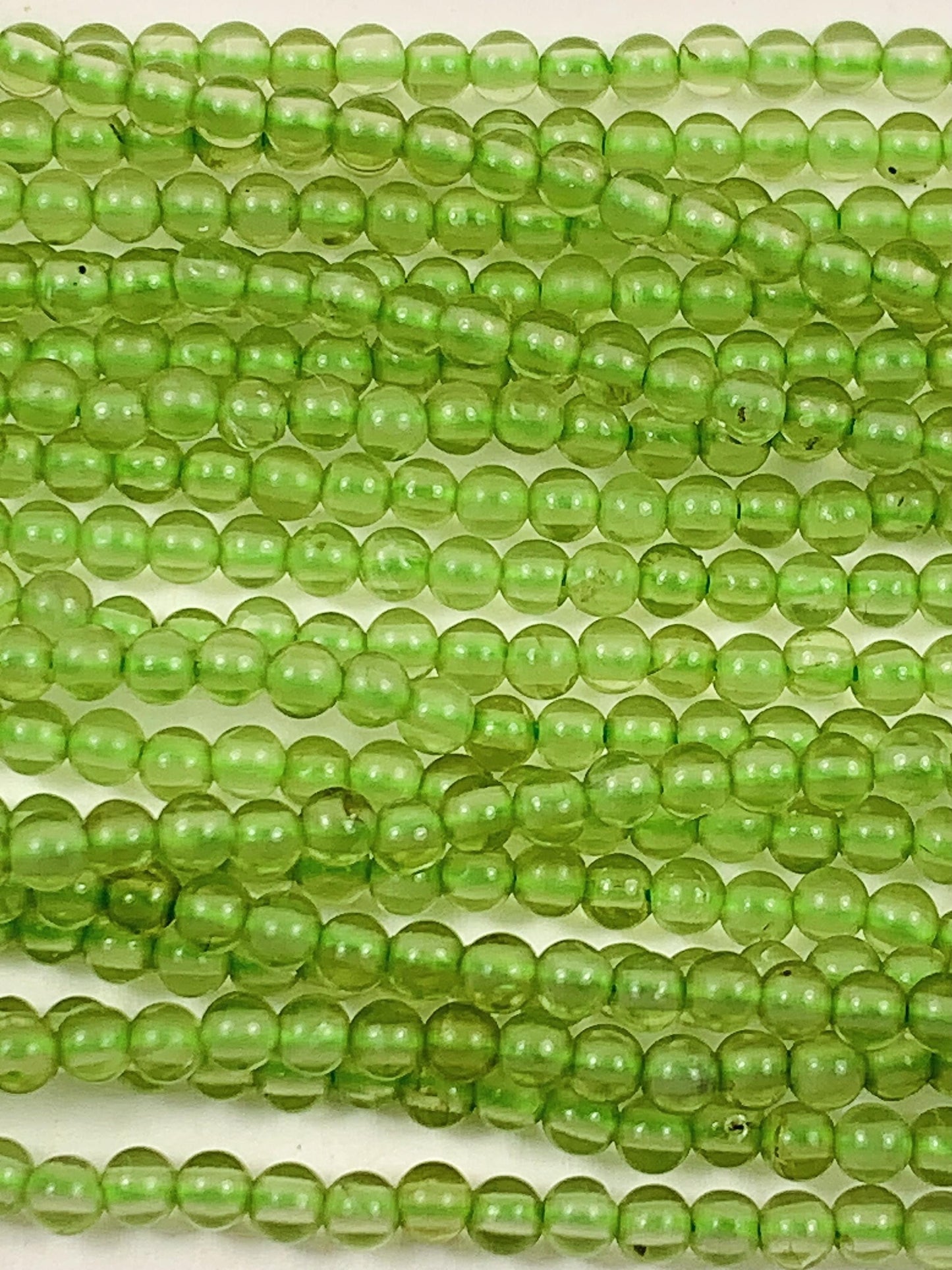Grade AAA Genuine Natural Green Peridot Smooth Round Beads 15.5" Strand Gemstone  2mm