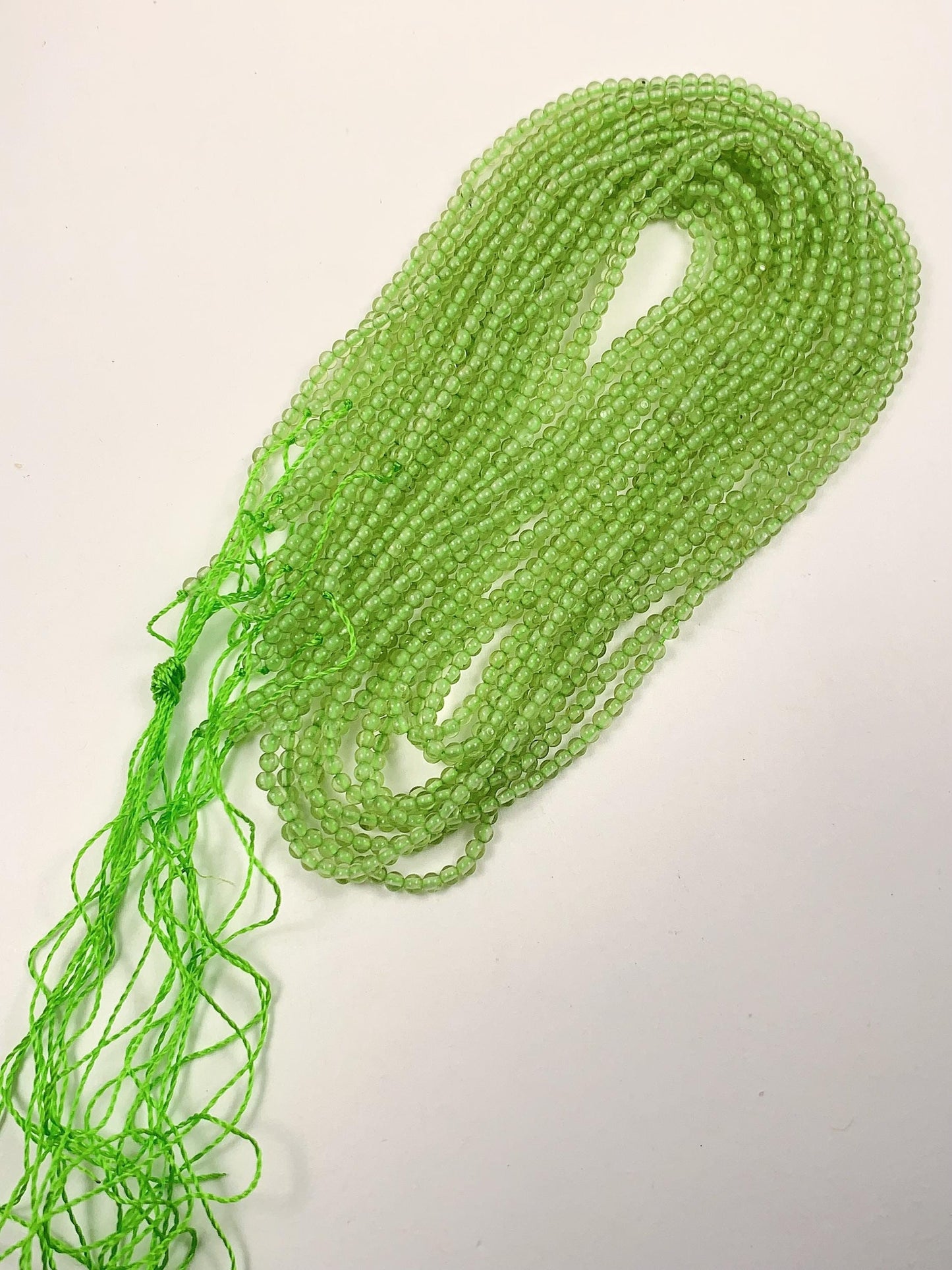 Grade AAA Genuine Natural Green Peridot Smooth Round Beads 15.5" Strand Gemstone  2mm